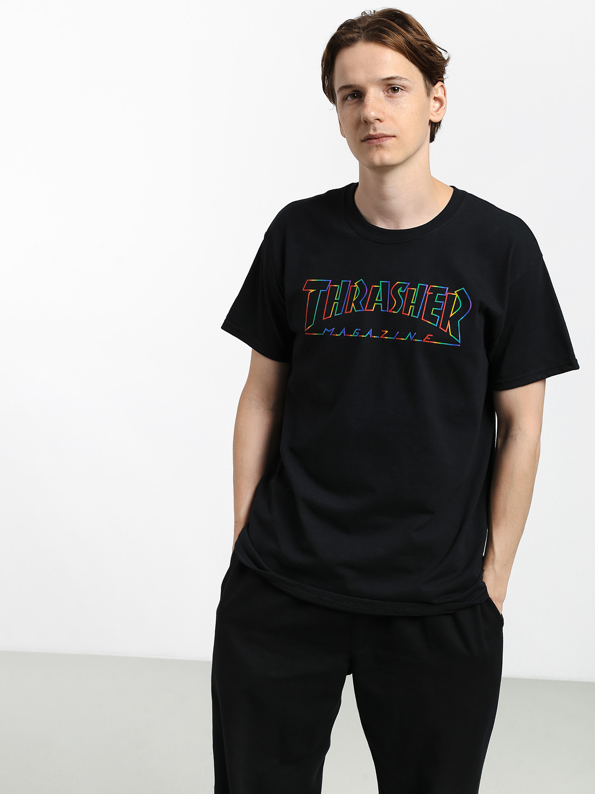Tričko Thrasher Spectrum (black)