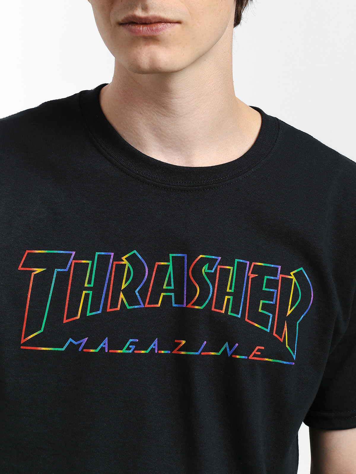 Tričko Thrasher Spectrum (black)