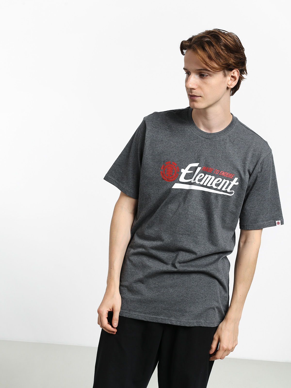Tričko Element Signature (charcoal heathe)