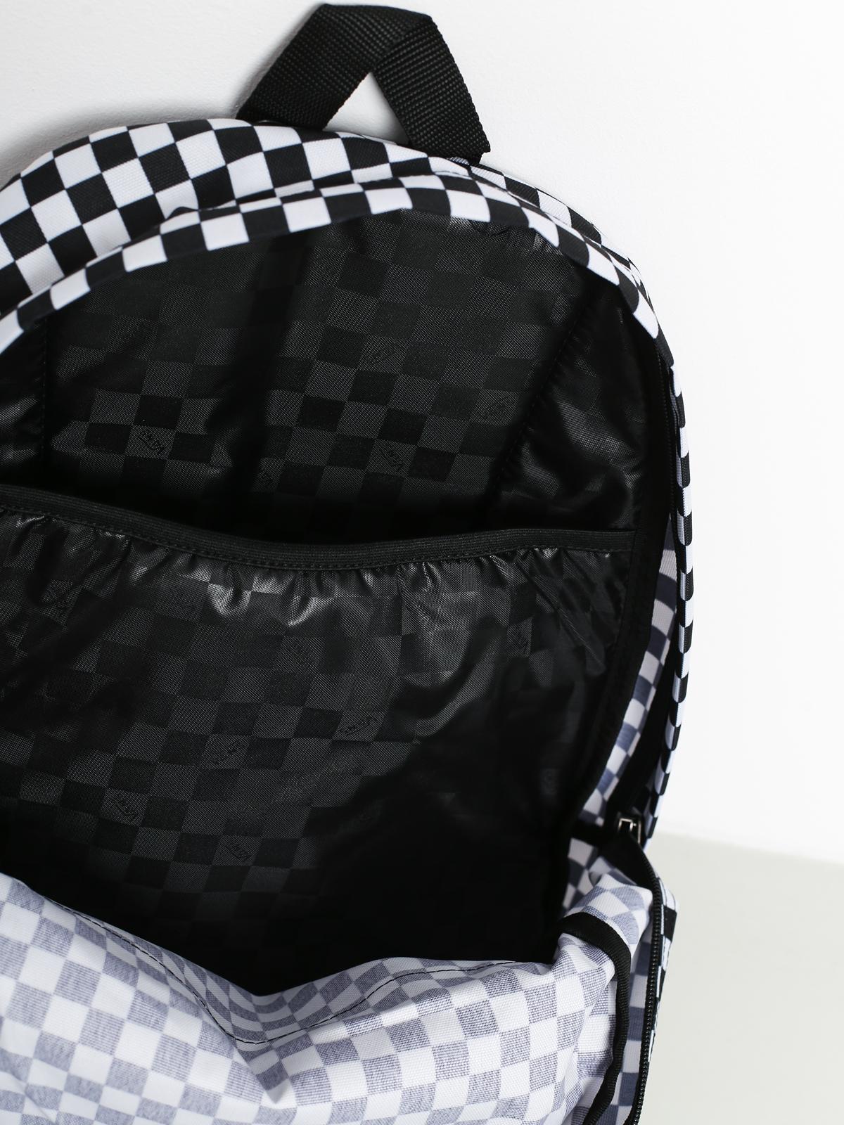 batoh vans old skool iii black white check