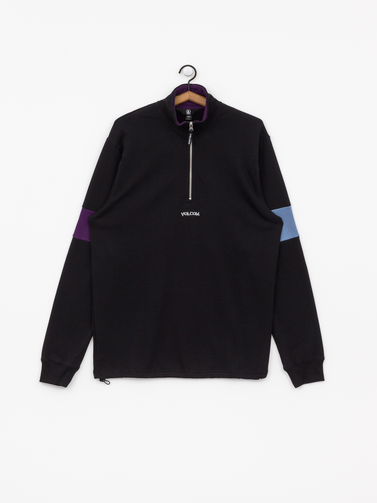 Mikina Volcom Rixon Fleece Crew (black)