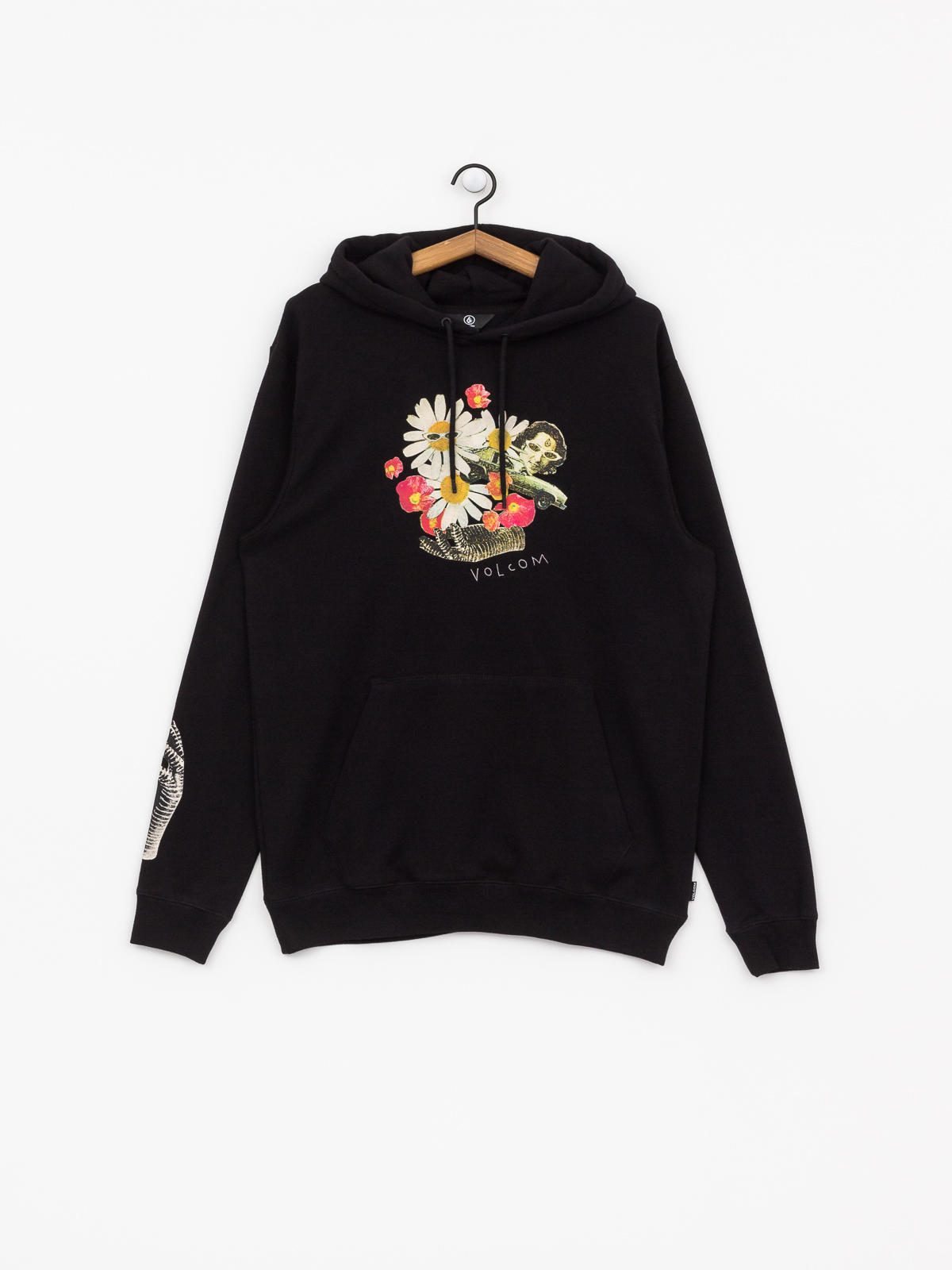 Mikina s kapucí Volcom Reload HD (black)