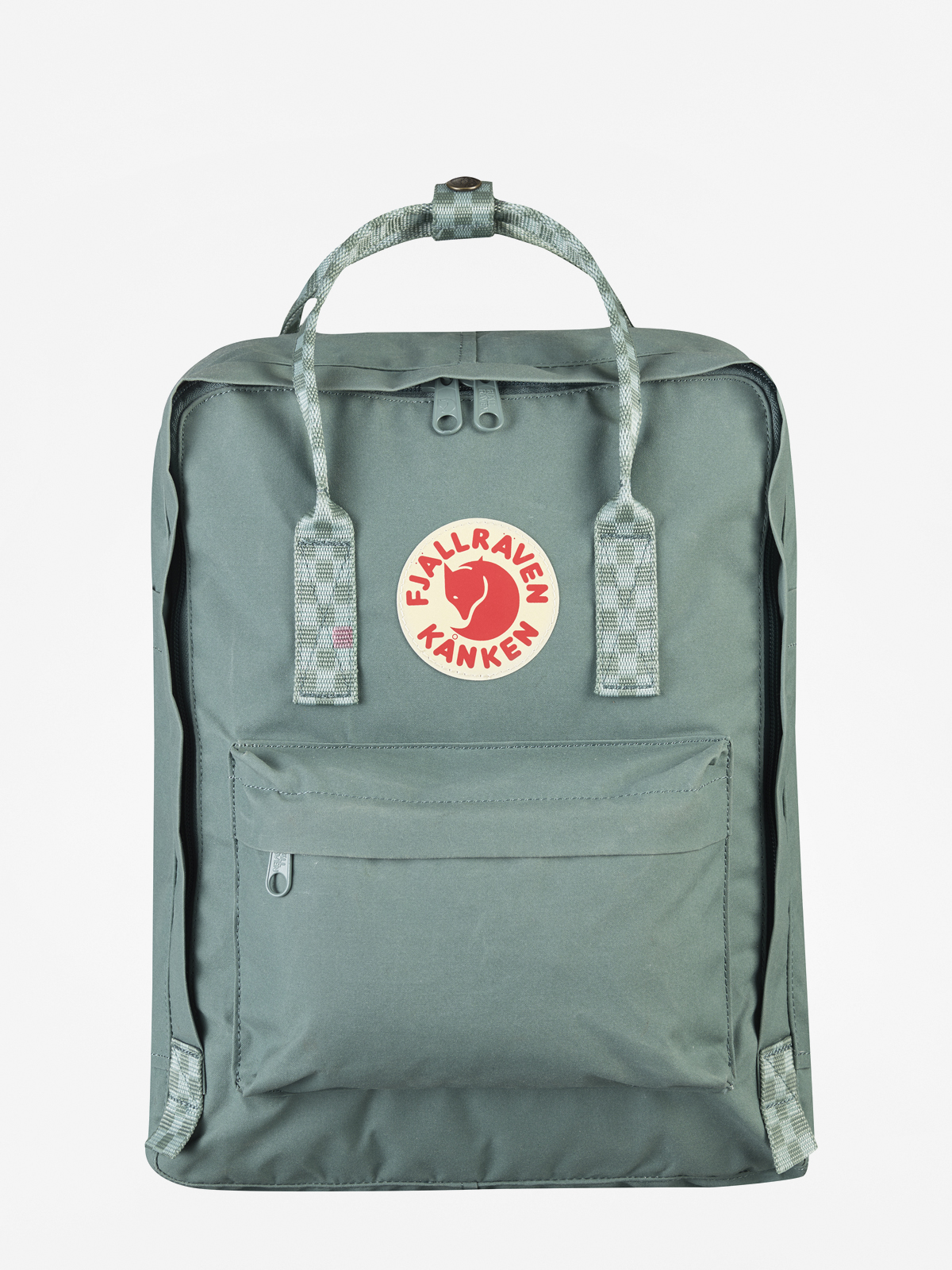 Batoh Fjallraven Kanken (frost green/chess pattern)
