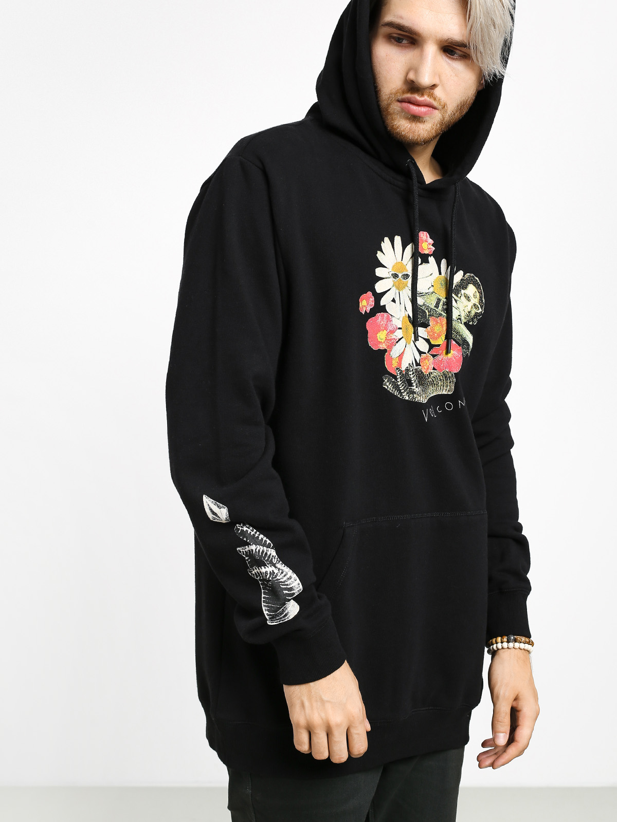 Mikina s kapucí Volcom Reload HD (black)