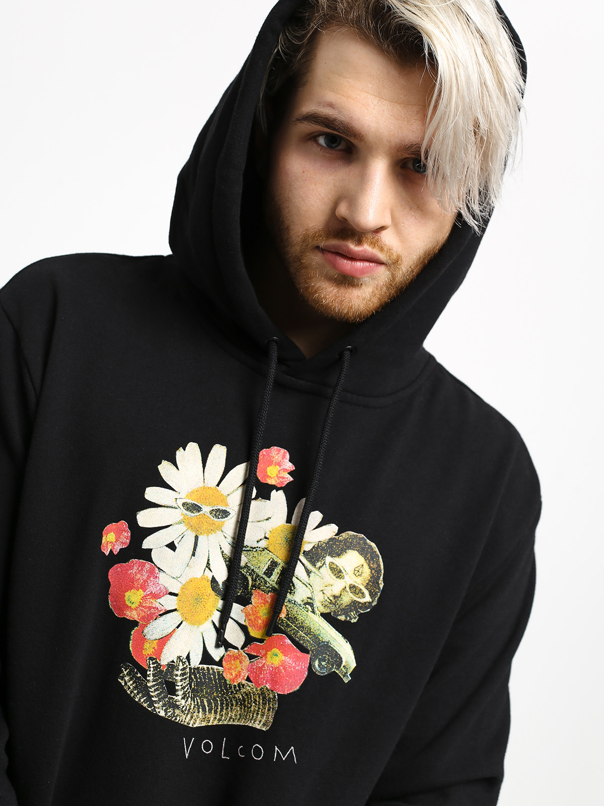 Mikina s kapucí Volcom Reload HD (black)