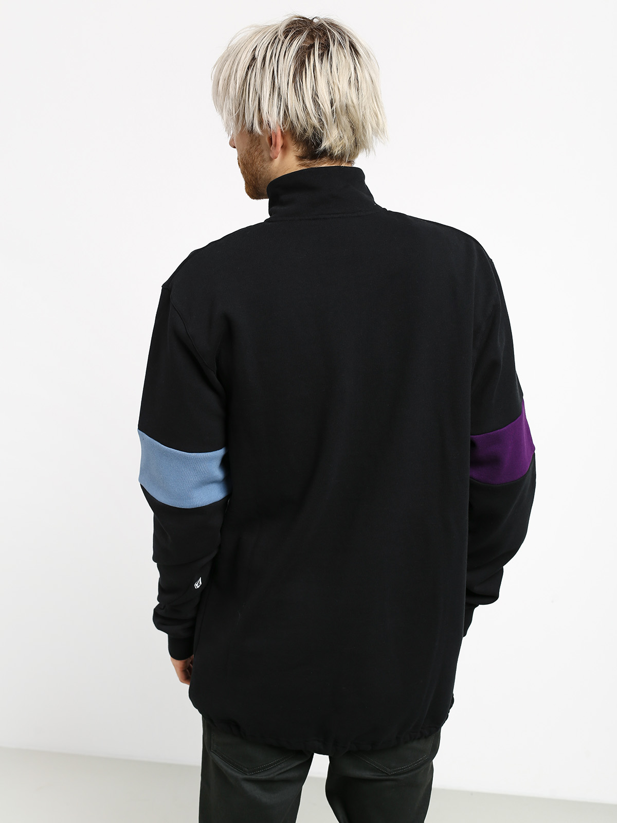 Mikina Volcom Rixon Fleece Crew (black)