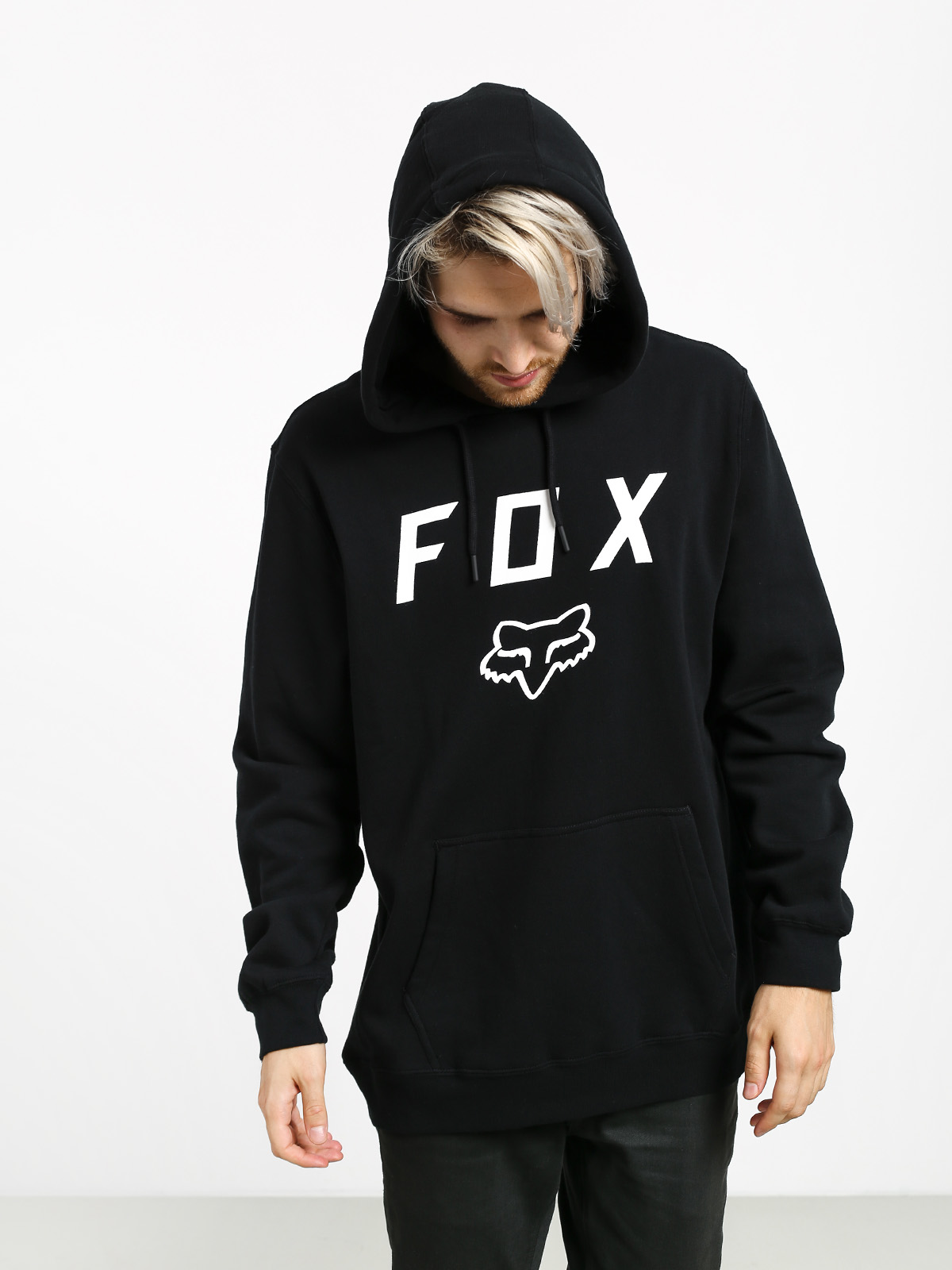 Fox Mikina s kapucí Legacy Moth HD (blk)
