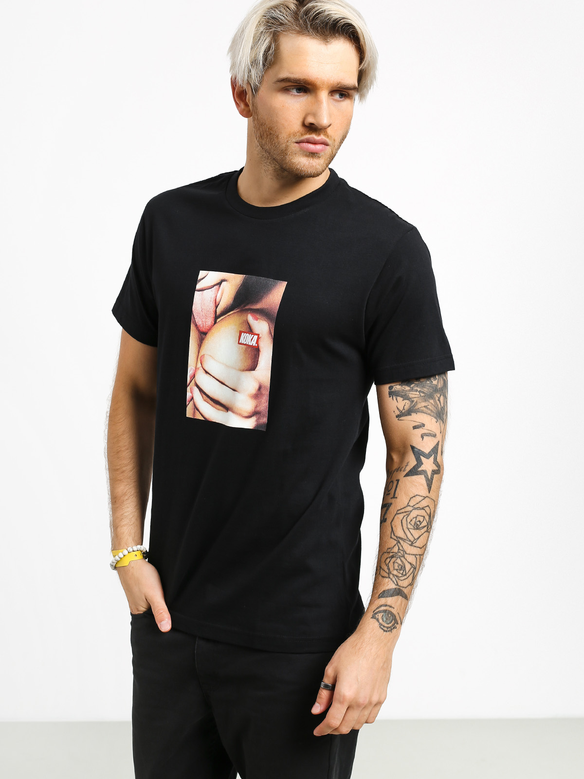 Tričko Koka Lick (black)