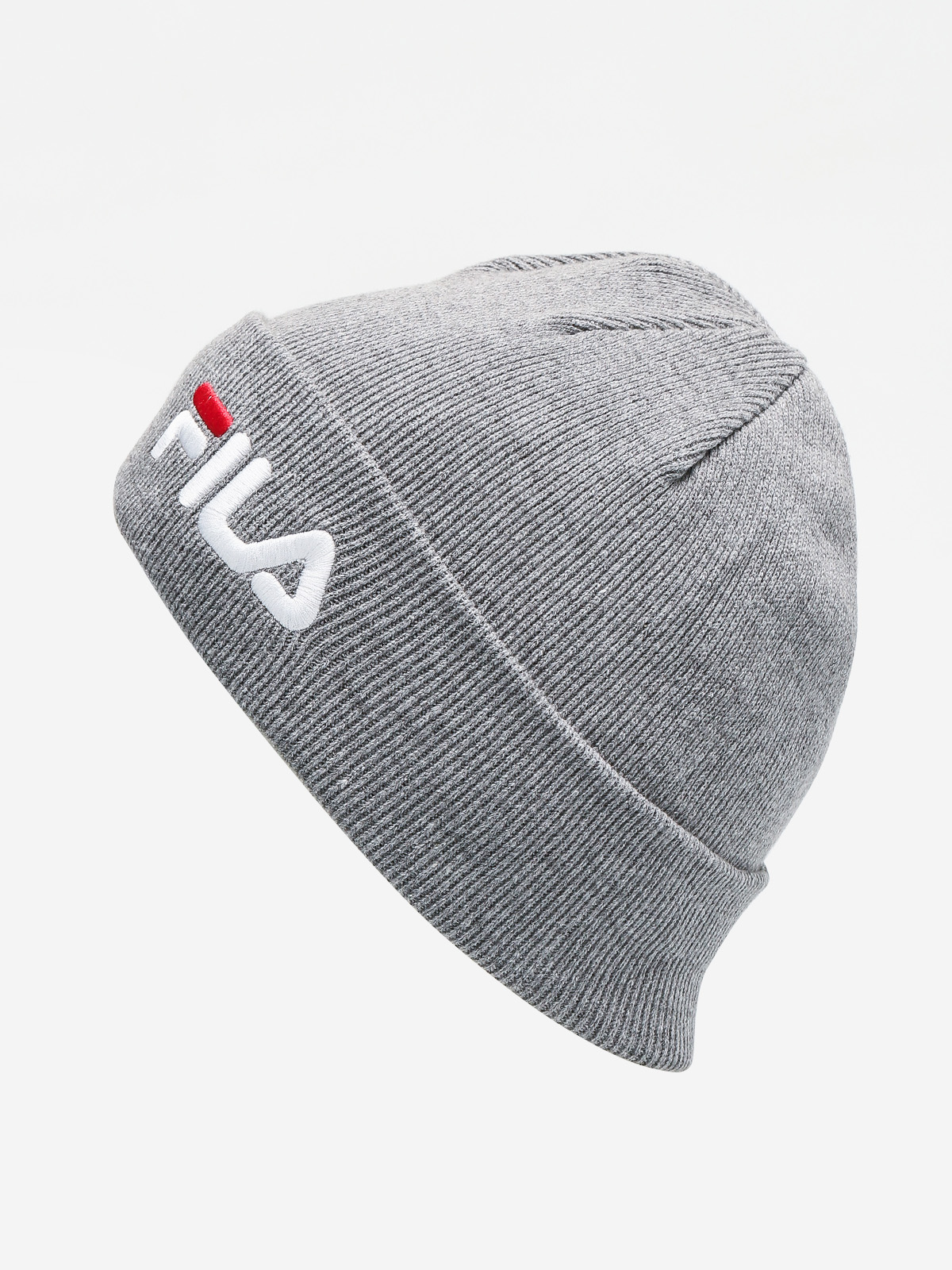 Čepice Fila Beanie Leniar Logo (light grey melange bros)