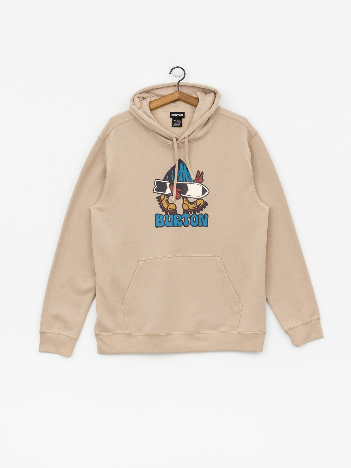 Mikina s kapucí Burton Lorid HD (plaza taupe)