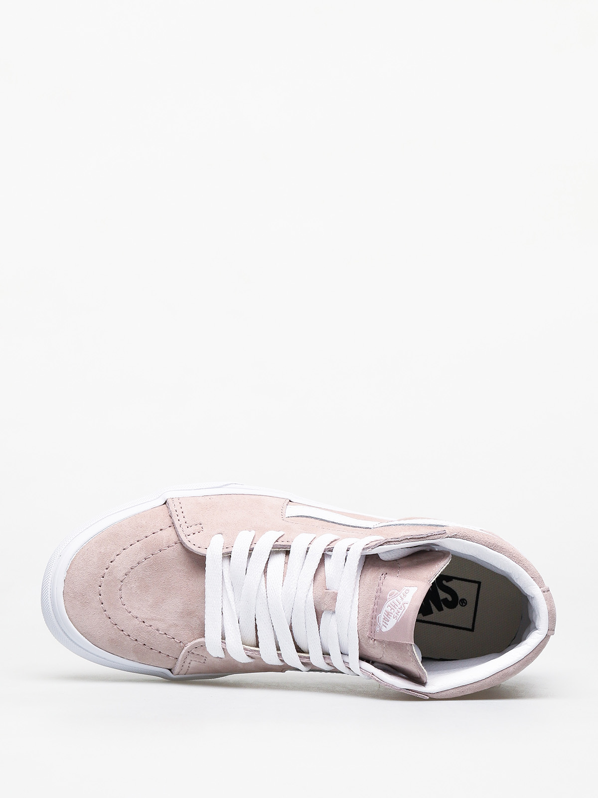 Boty Vans Sk8 Hi (pig suede/shadow gray/true white)