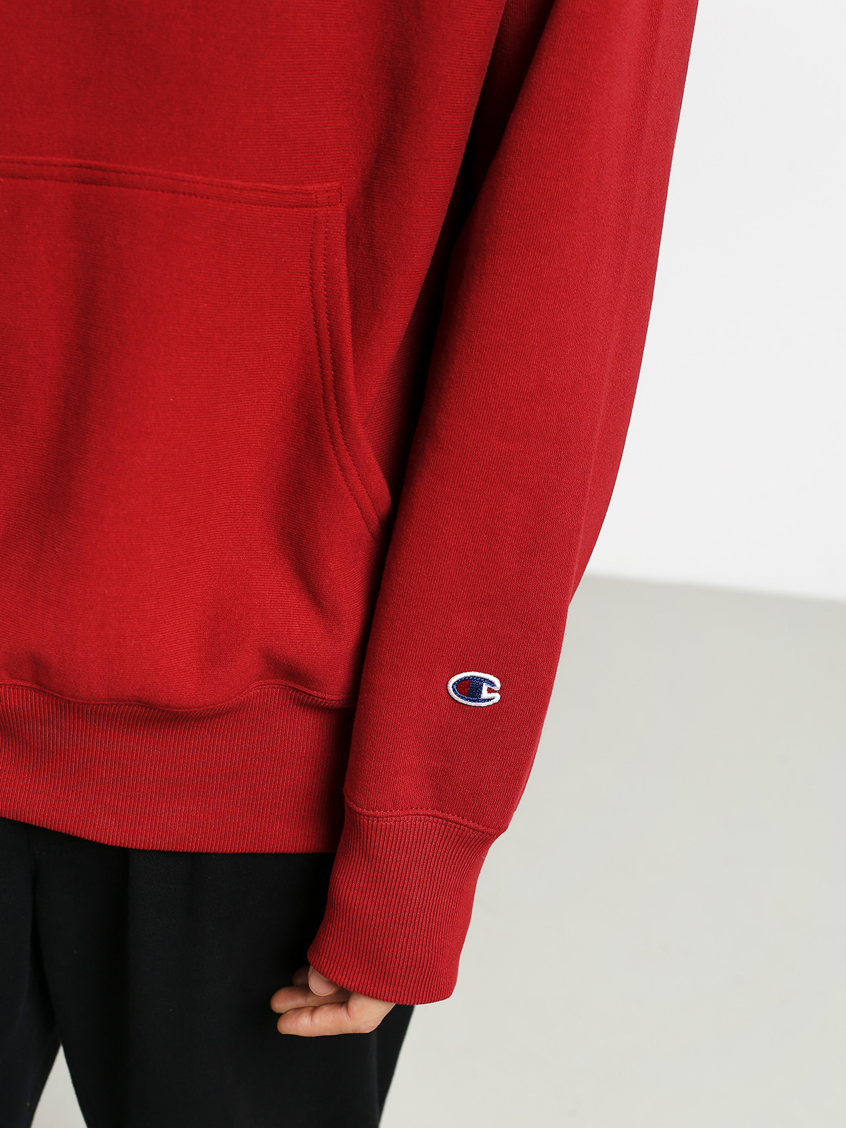 Mikina s kapucí Champion Premium Reverse Weave Hooded Big Logo HD (rdd)