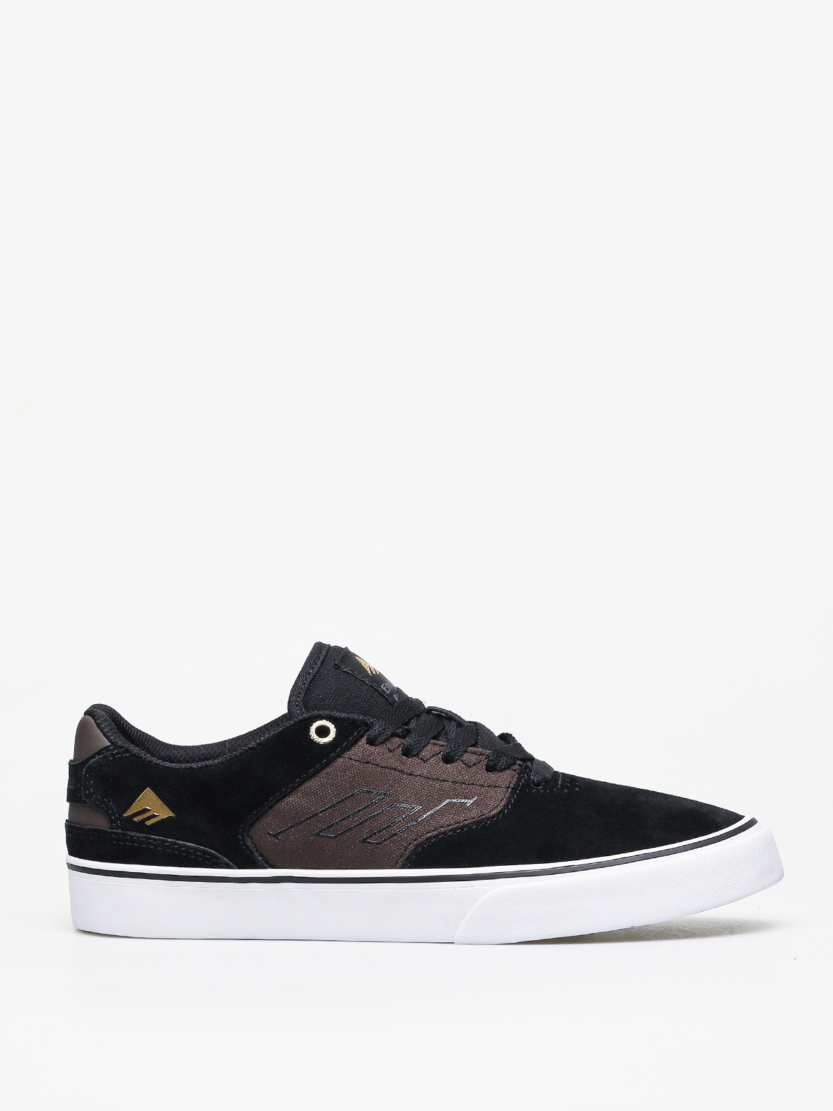 Boty Emerica The Reynolds Low Vulc (black/brown/grey)
