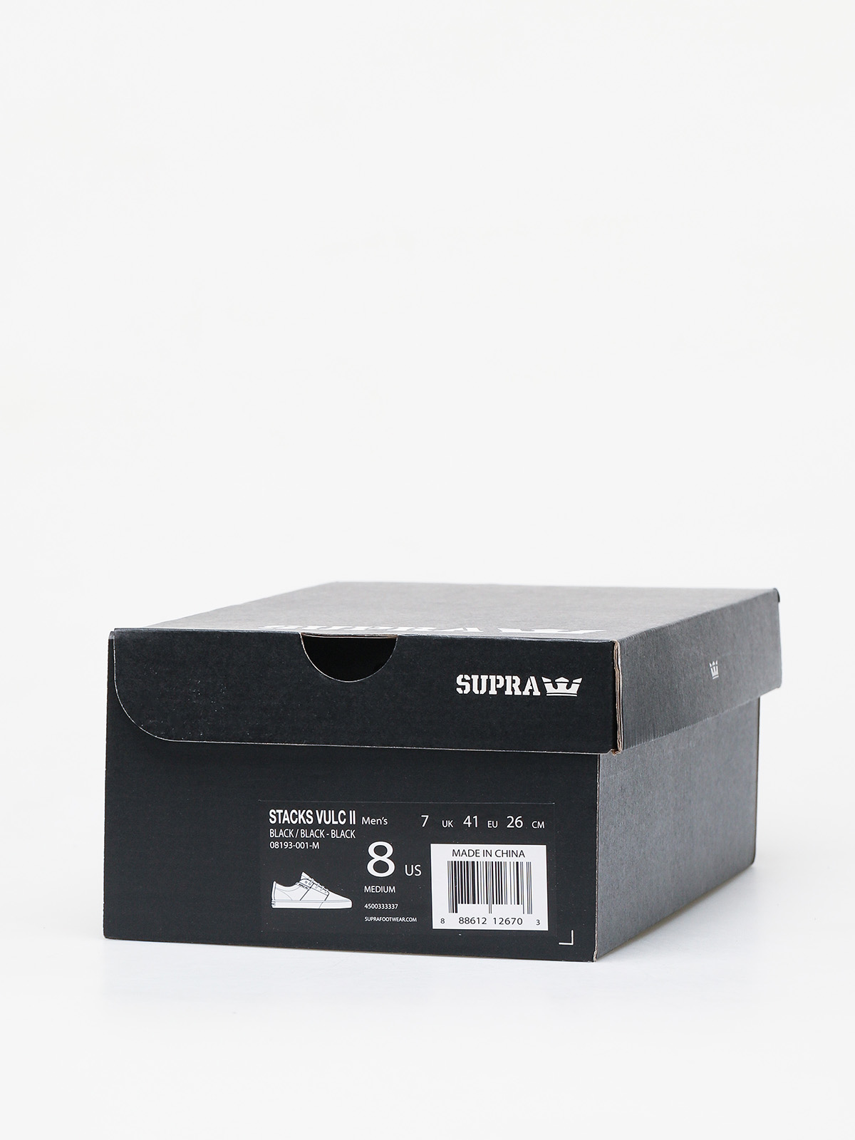 Supra Boty Stacks Vulc II (black/black black)