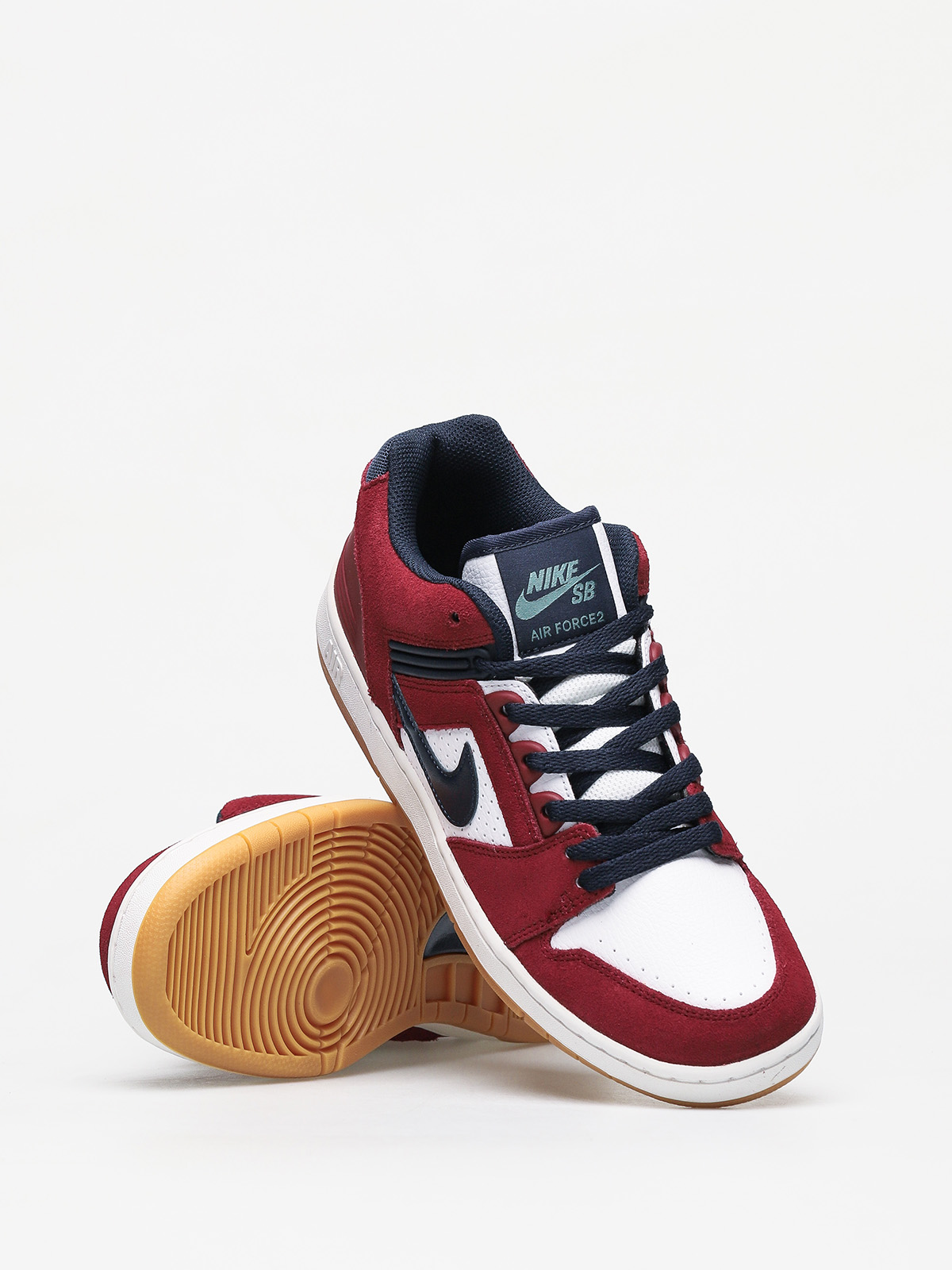 Boty Nike SB Air Force II Low (team red/obsidian white summit white)