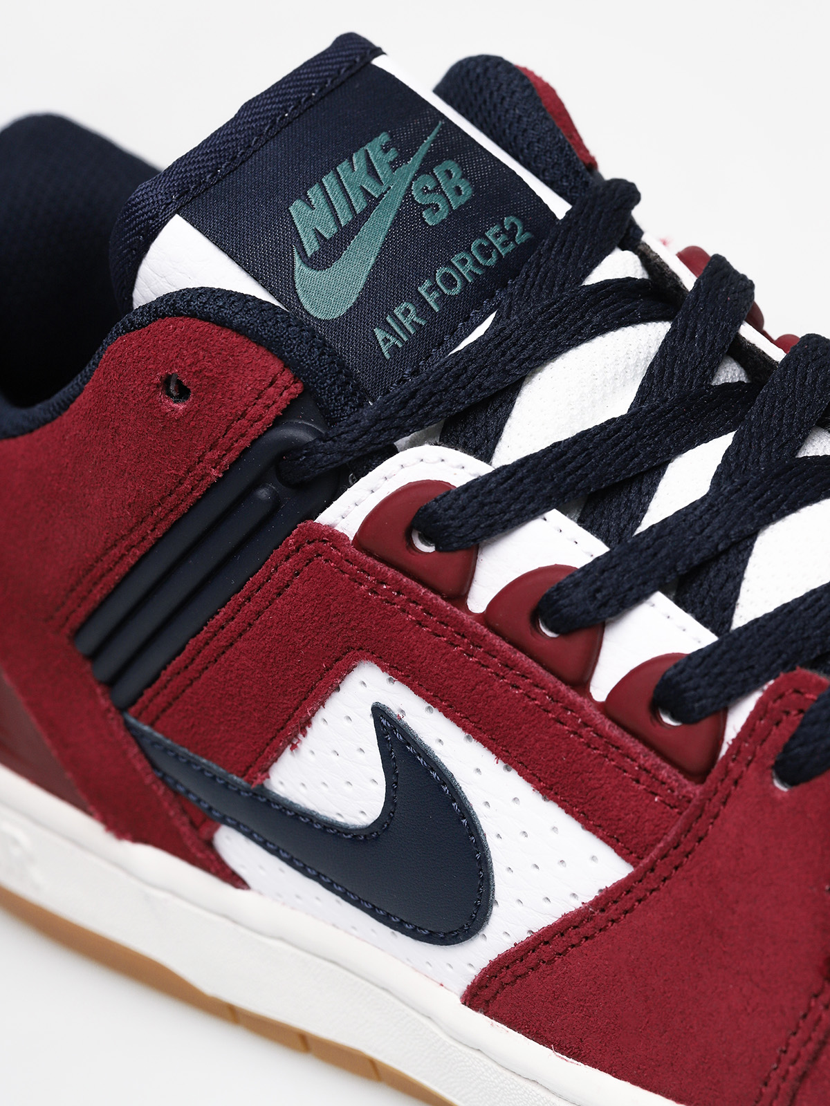 Boty Nike SB Air Force II Low (team red/obsidian white summit white)