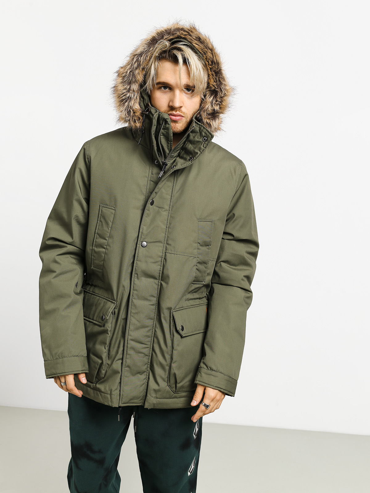 Bunda Volcom Lidward 5K (army green combo)