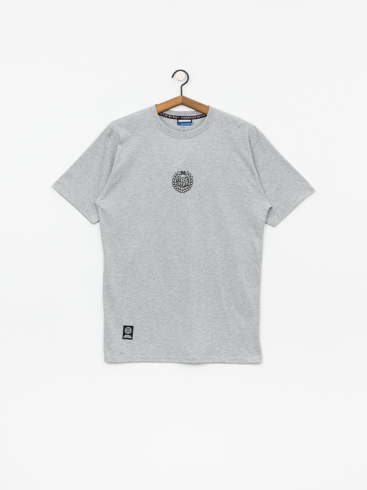 Tričko MassDnm Base Small Logo (light heather grey)