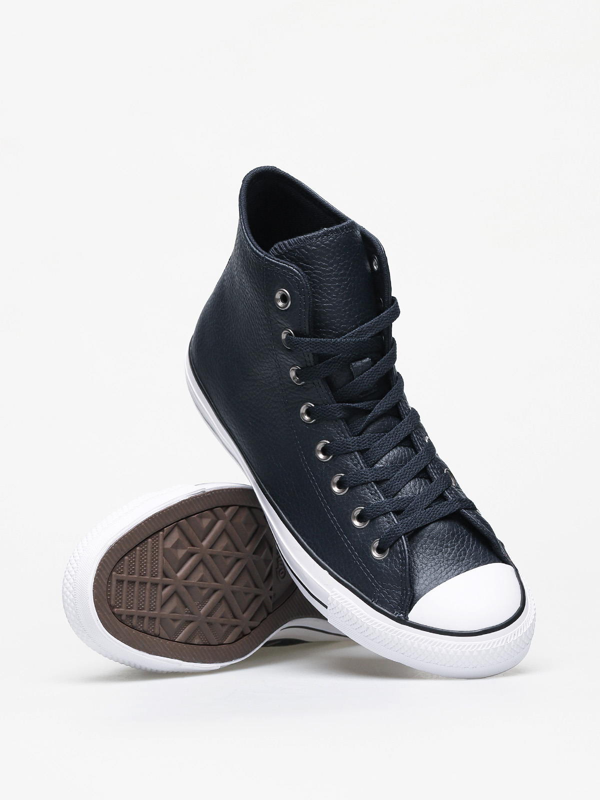 Tenisky Converse Chuck Taylor All Star Hi Leather (dark obsidian/white/black)