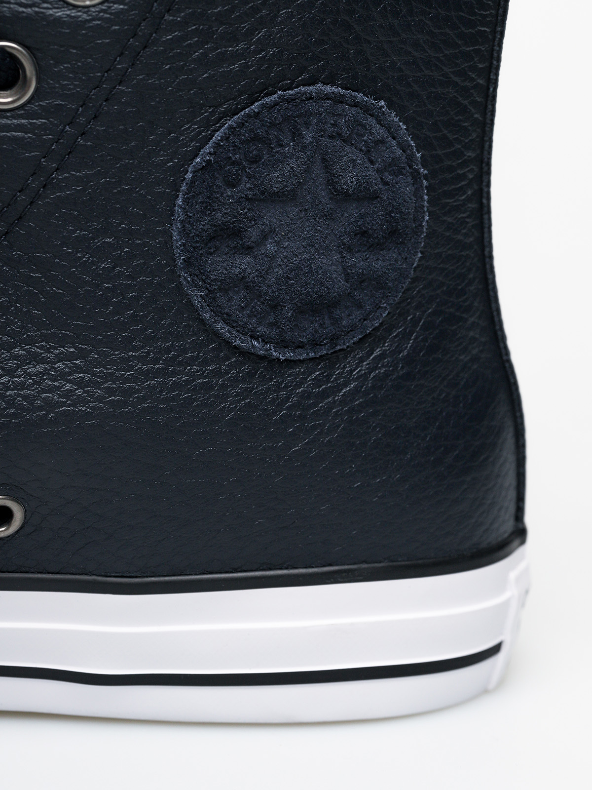 Tenisky Converse Chuck Taylor All Star Hi Leather (dark obsidian/white/black)