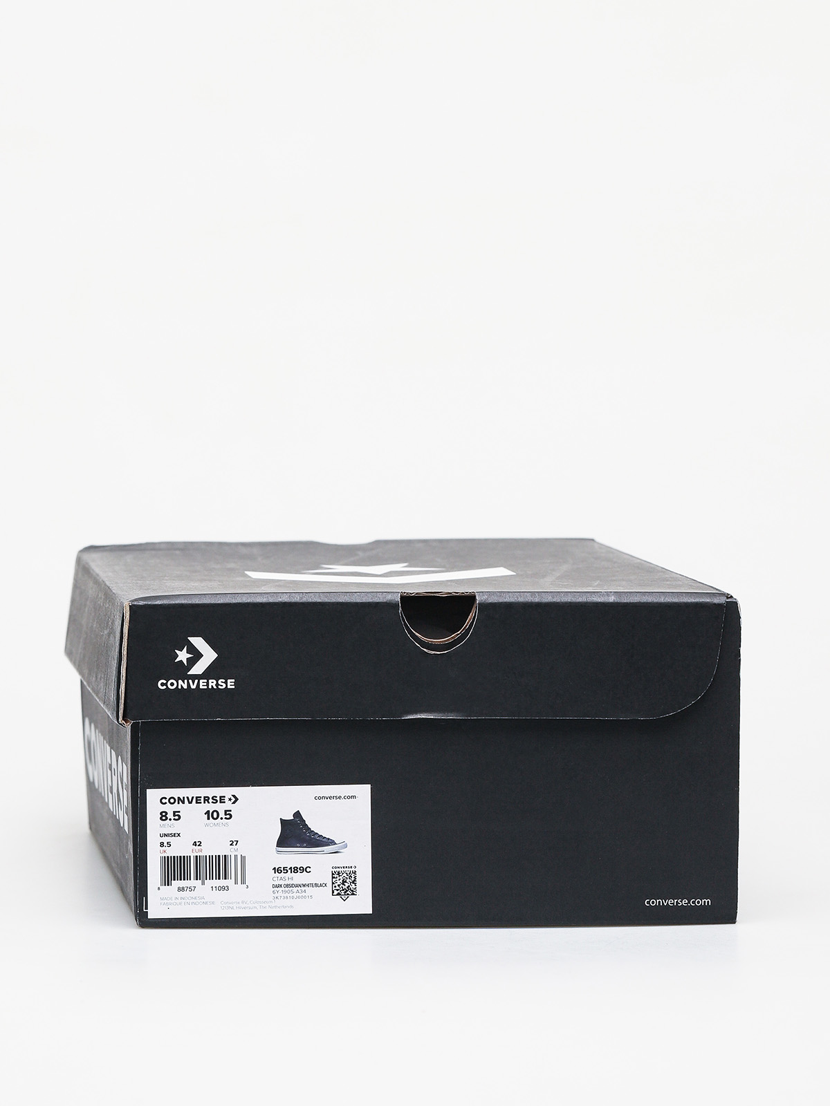 Tenisky Converse Chuck Taylor All Star Hi Leather (dark obsidian/white/black)