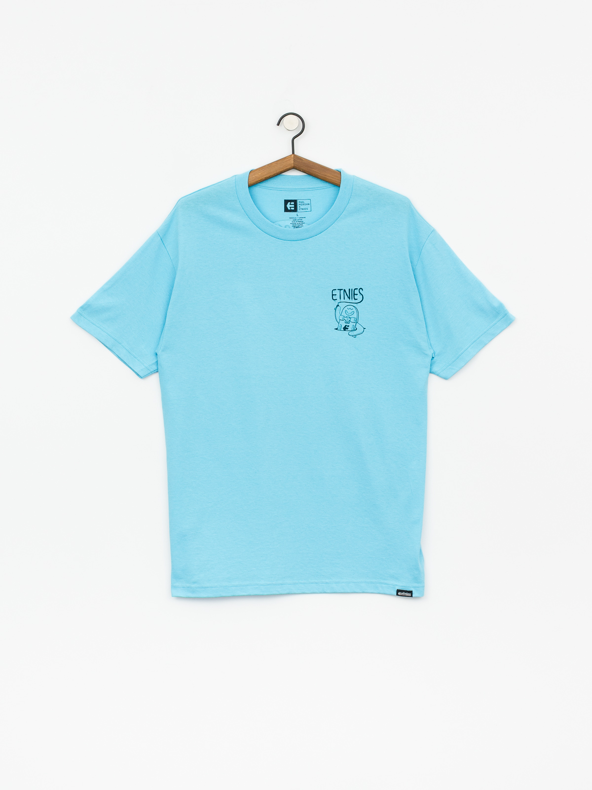 Tričko Etnies Phil Morgan Finger Flip (pacific blue)