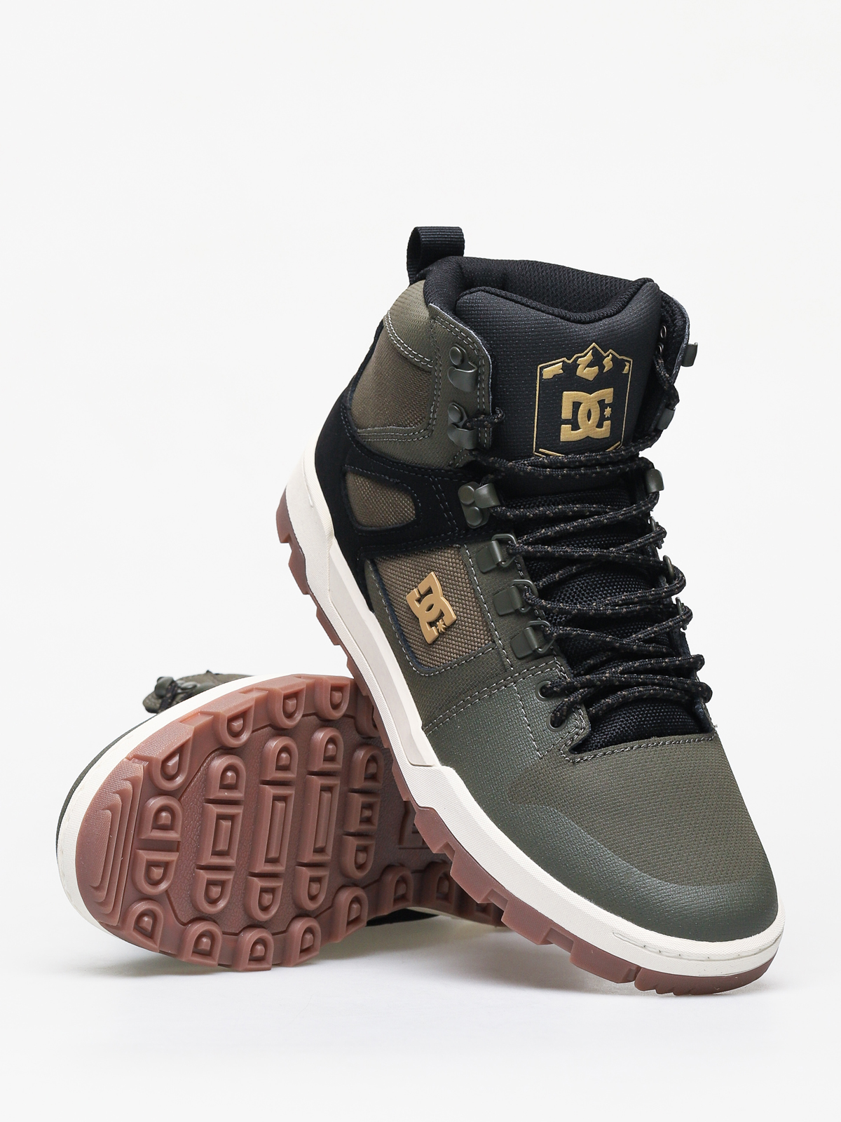 Zimní boty DC Pure Ht Wr (olive/black)