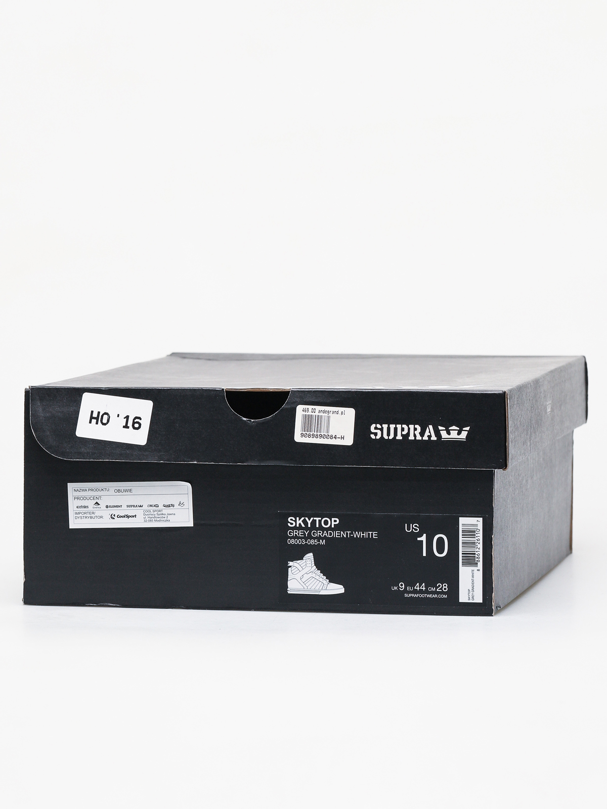 Boty Supra Skytop (grey gradient white)