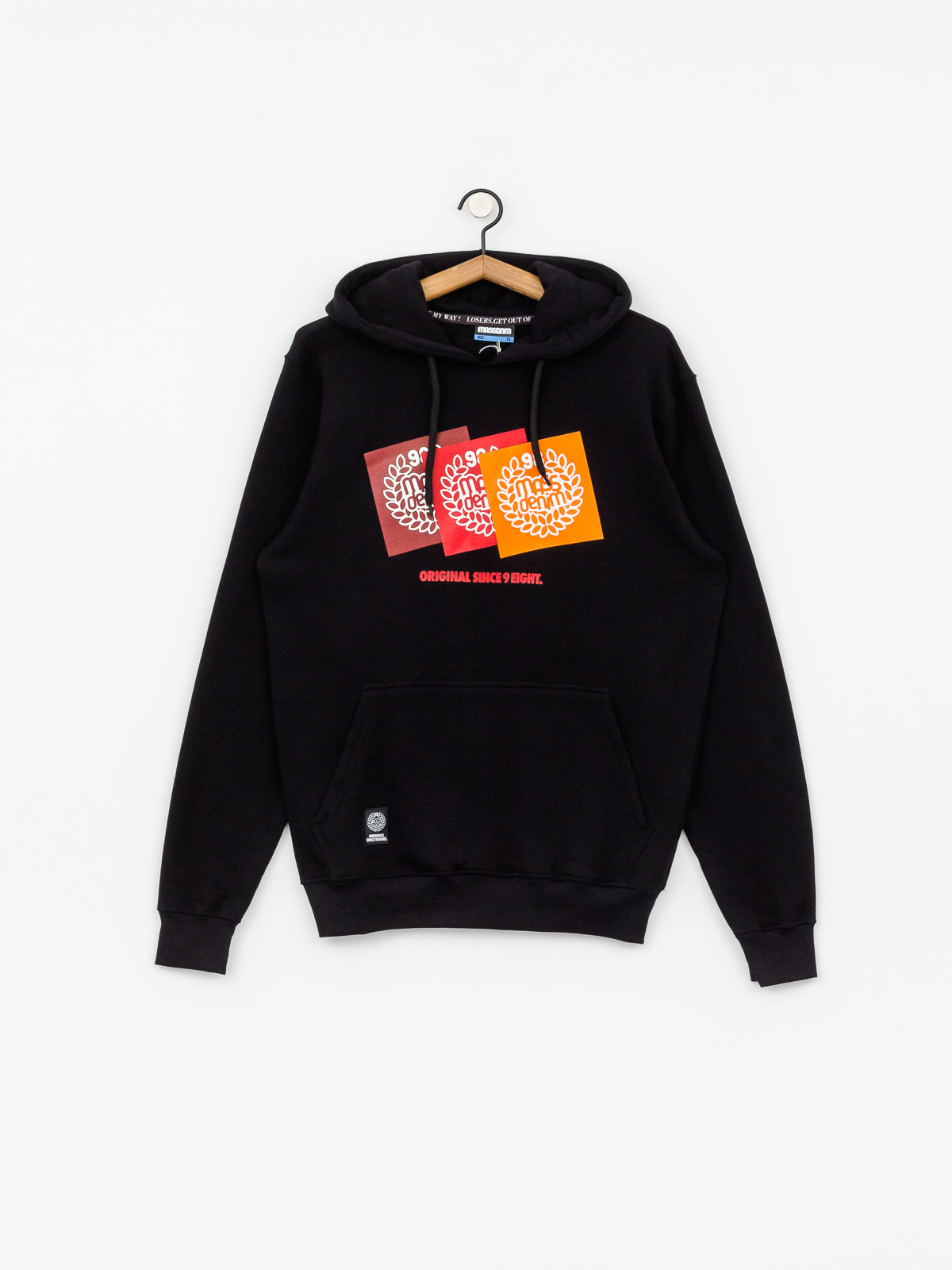 Mikina s kapucí MassDnm Replay HD (black)