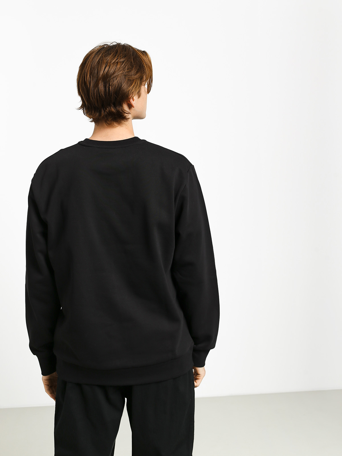 Mikina Carhartt WIP Script Embroidery (black/white)