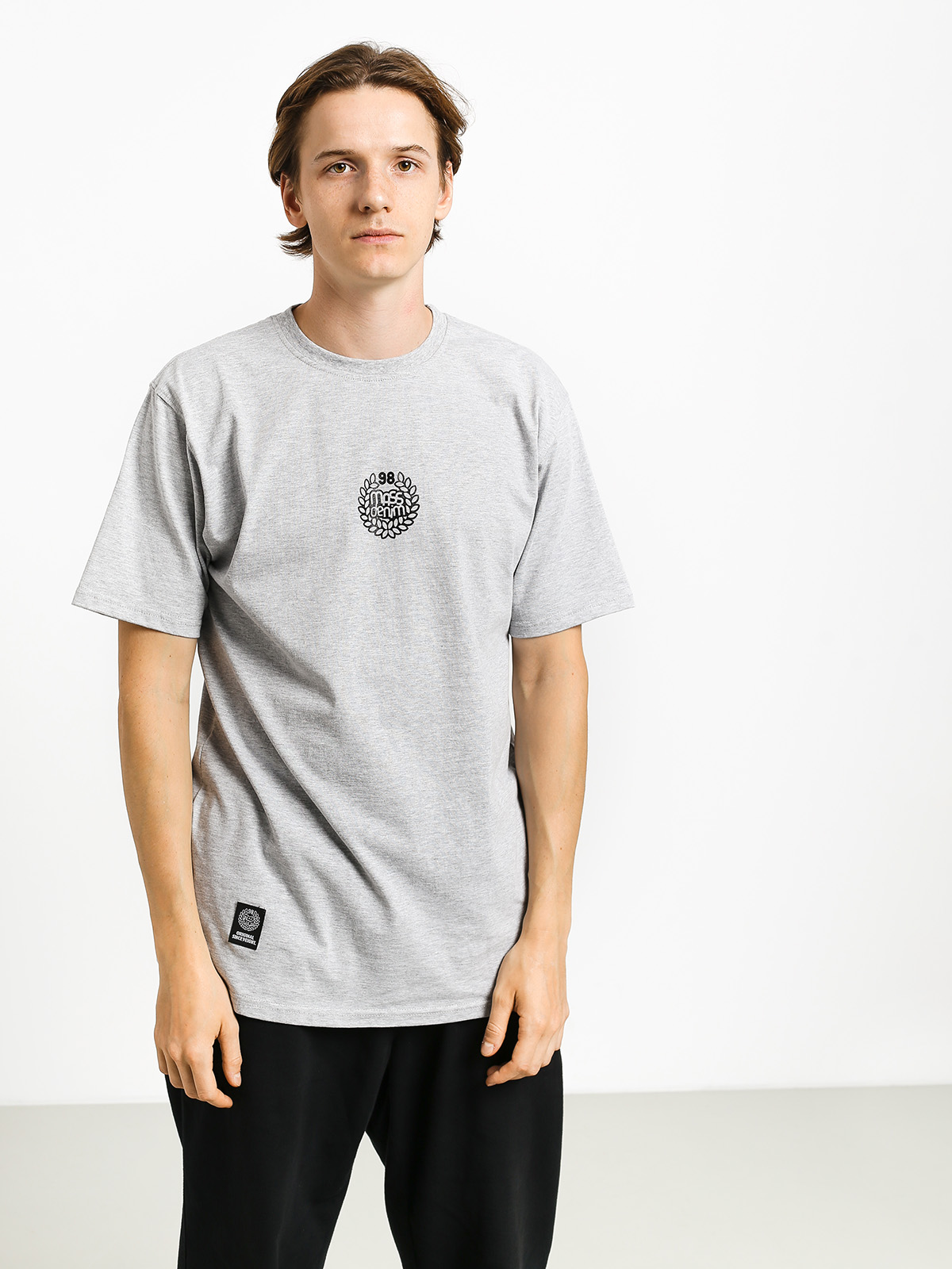 Tričko MassDnm Base Small Logo (light heather grey)