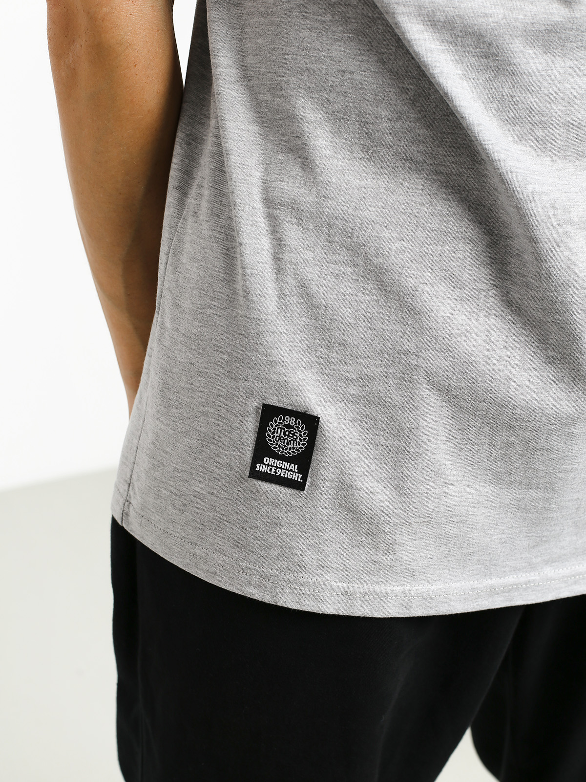 Tričko MassDnm Base Small Logo (light heather grey)