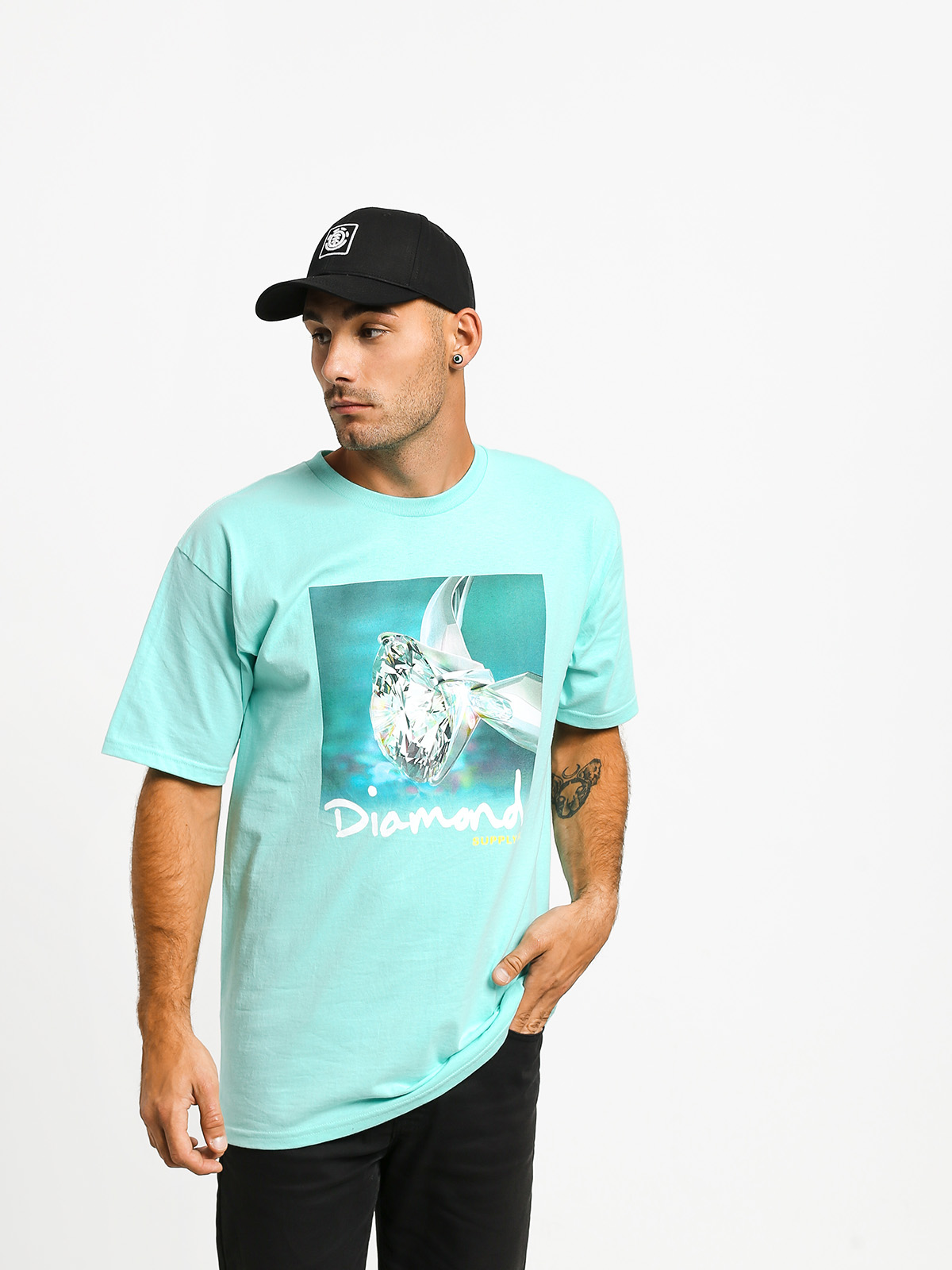 Tričko Diamond Supply Co. Shimmer (diamond blue)