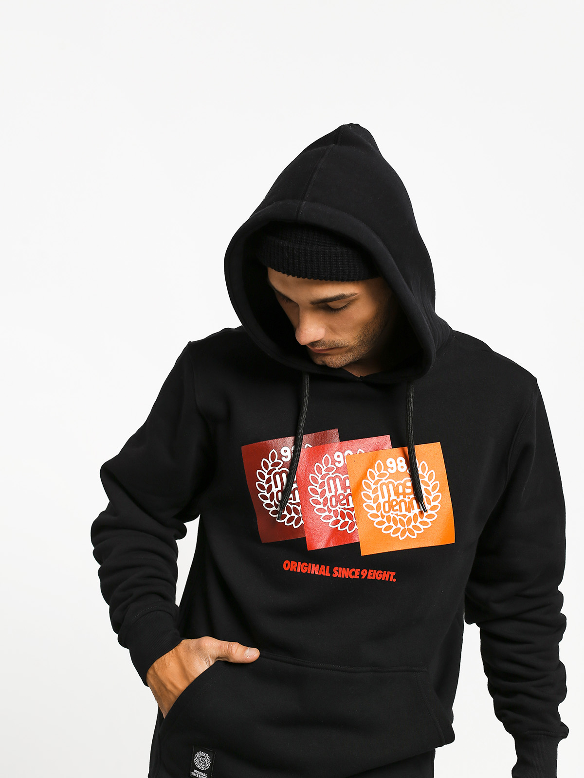 Mikina s kapucí MassDnm Replay HD (black)