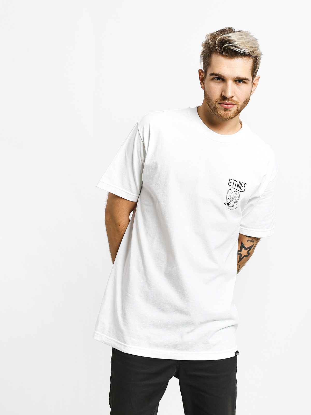 Tričko Etnies Phil Morgan Crazee Skate (white)