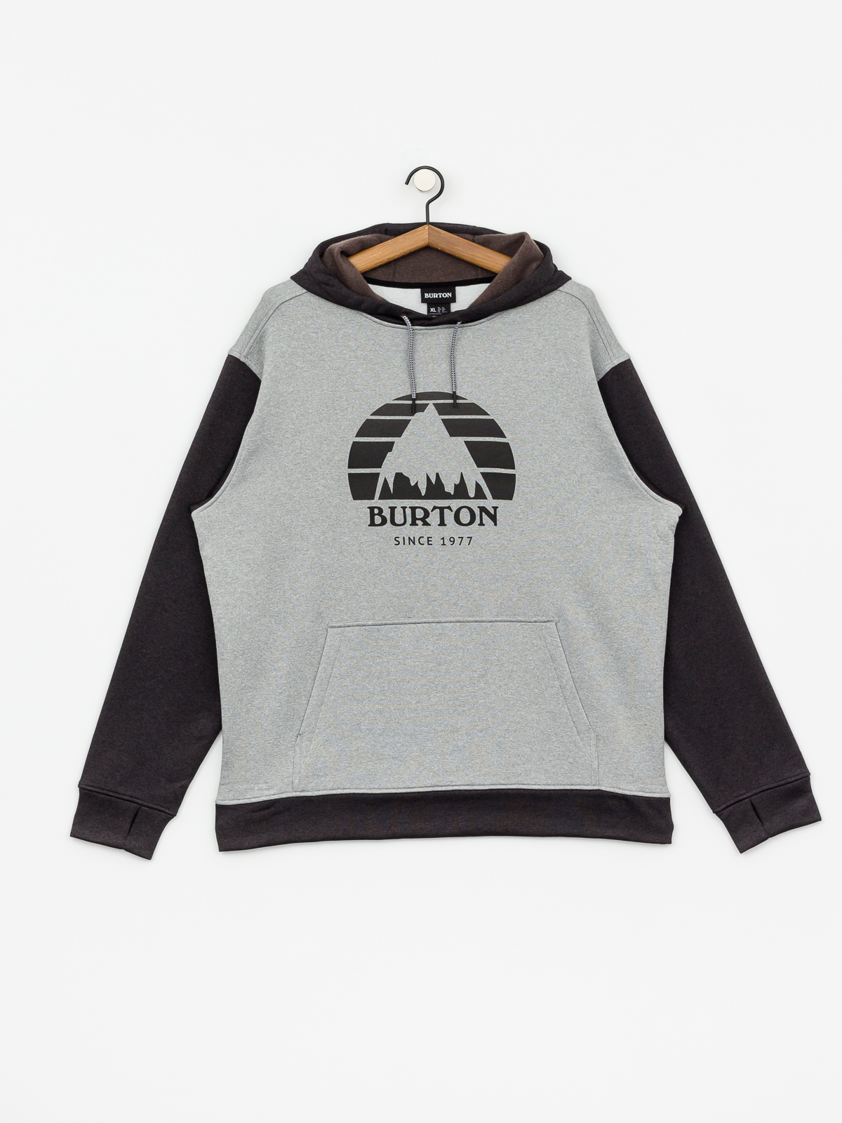 Pánská Mikina s kapucí Burton Oak HD (gryhtr/trublk)