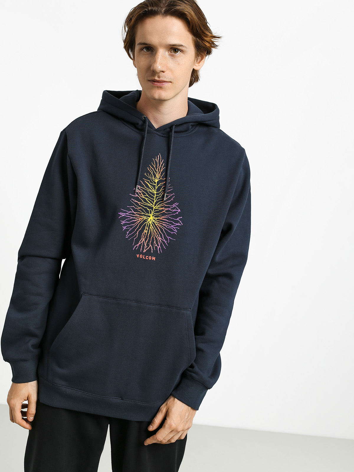 Mikina s kapucí Volcom Supply Stone HD (navy)