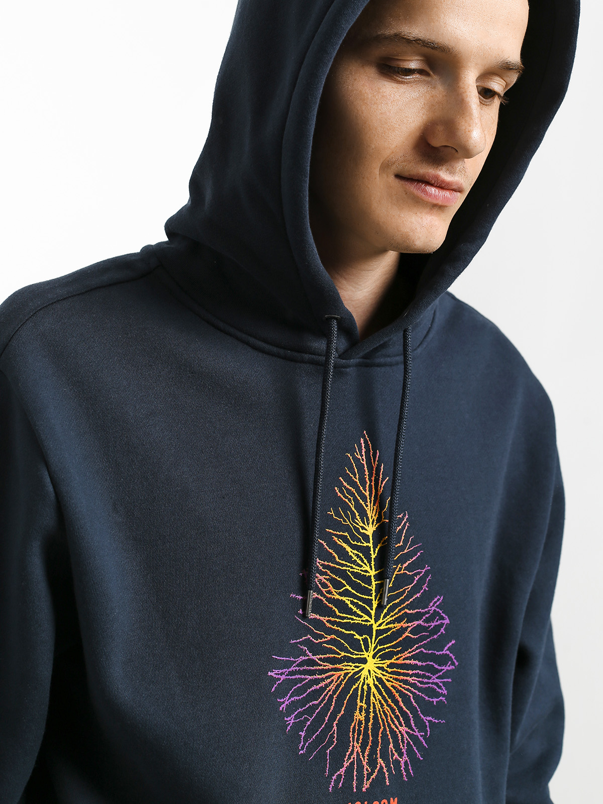Mikina s kapucí Volcom Supply Stone HD (navy)