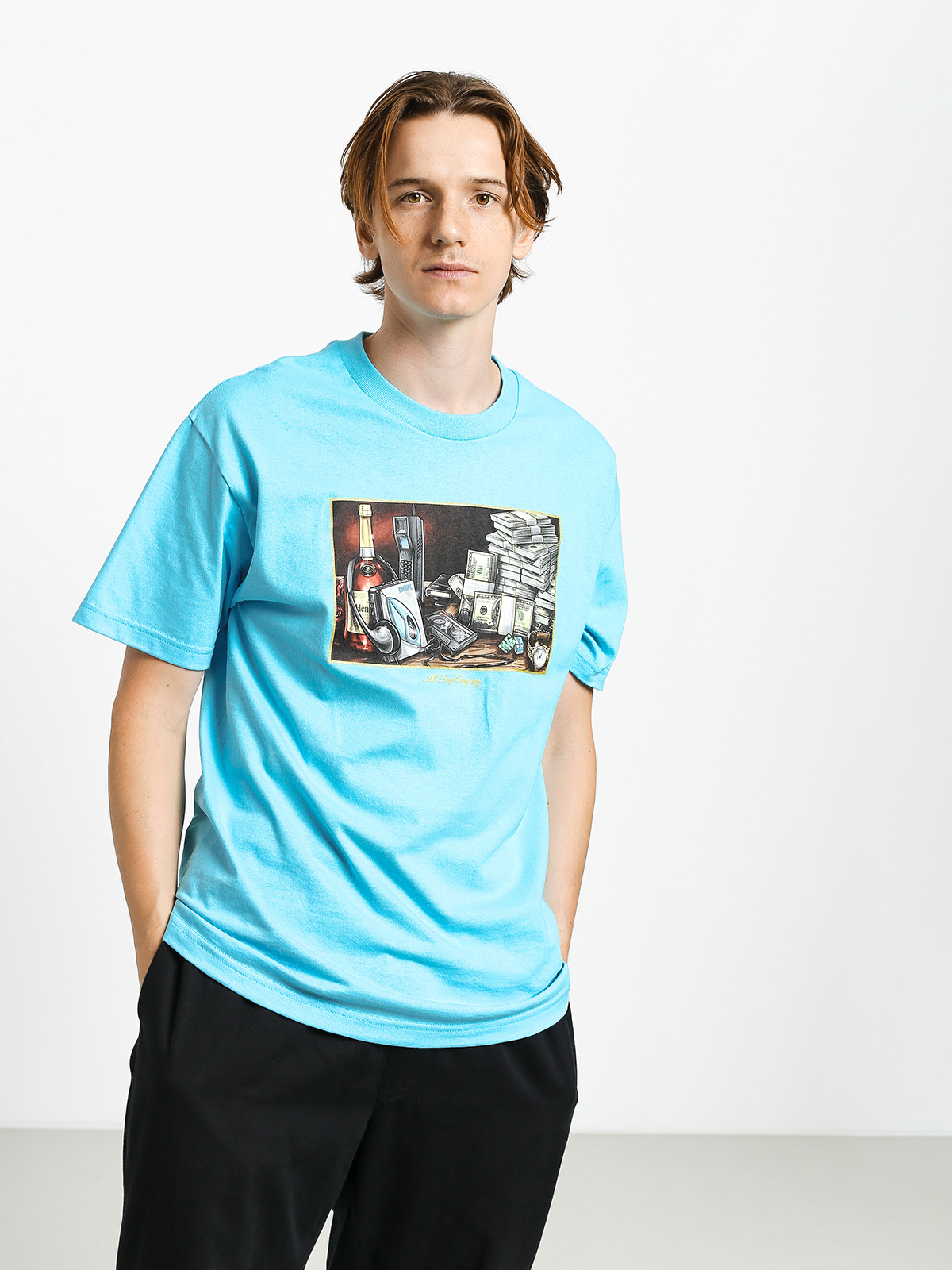 Tričko DGK Still Life (pacific blue)