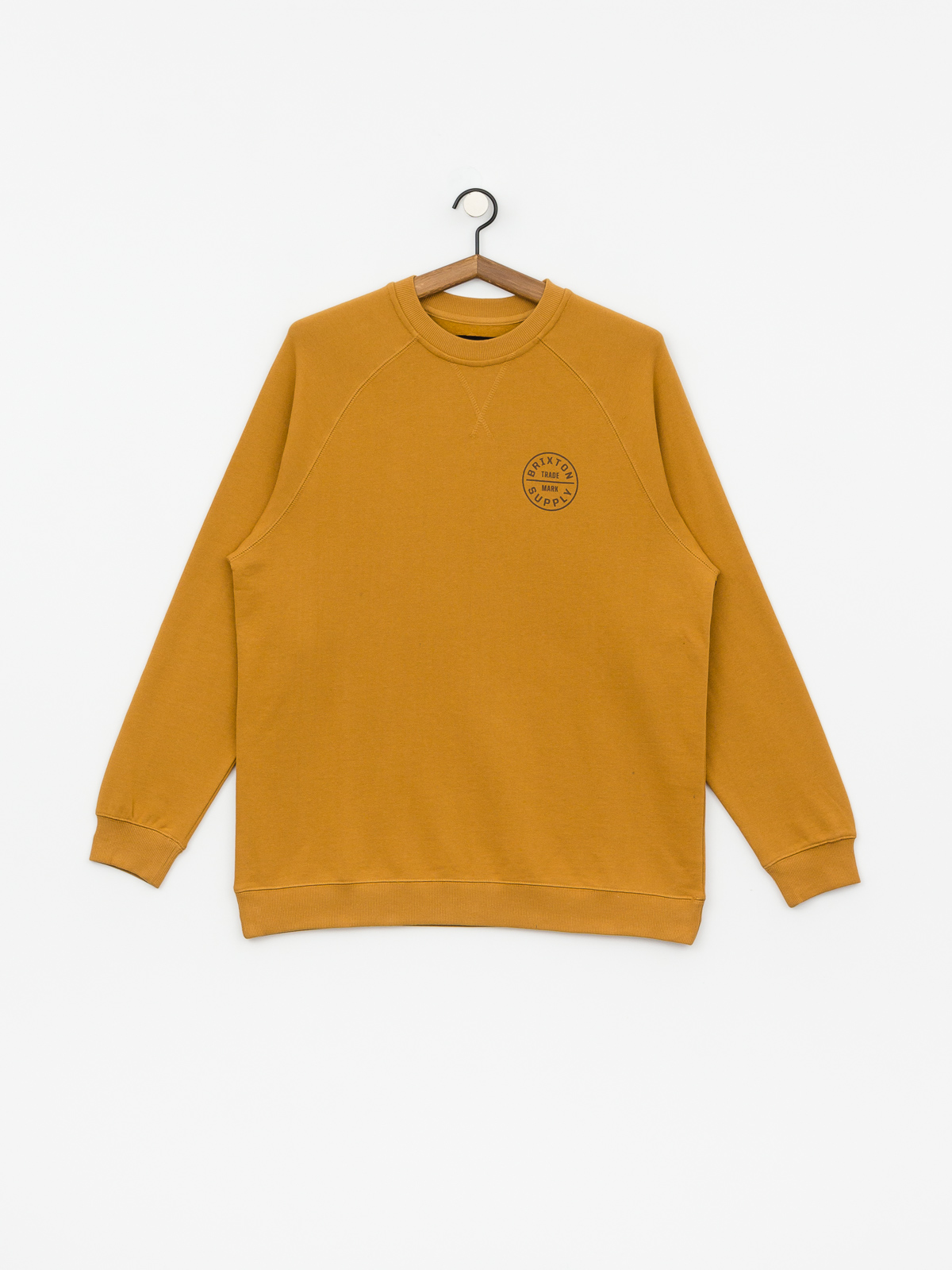 Mikina Brixton Oath Crew (maize)