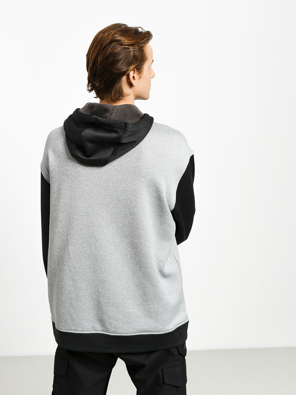 Pánská Mikina s kapucí Burton Oak HD (gryhtr/trublk)