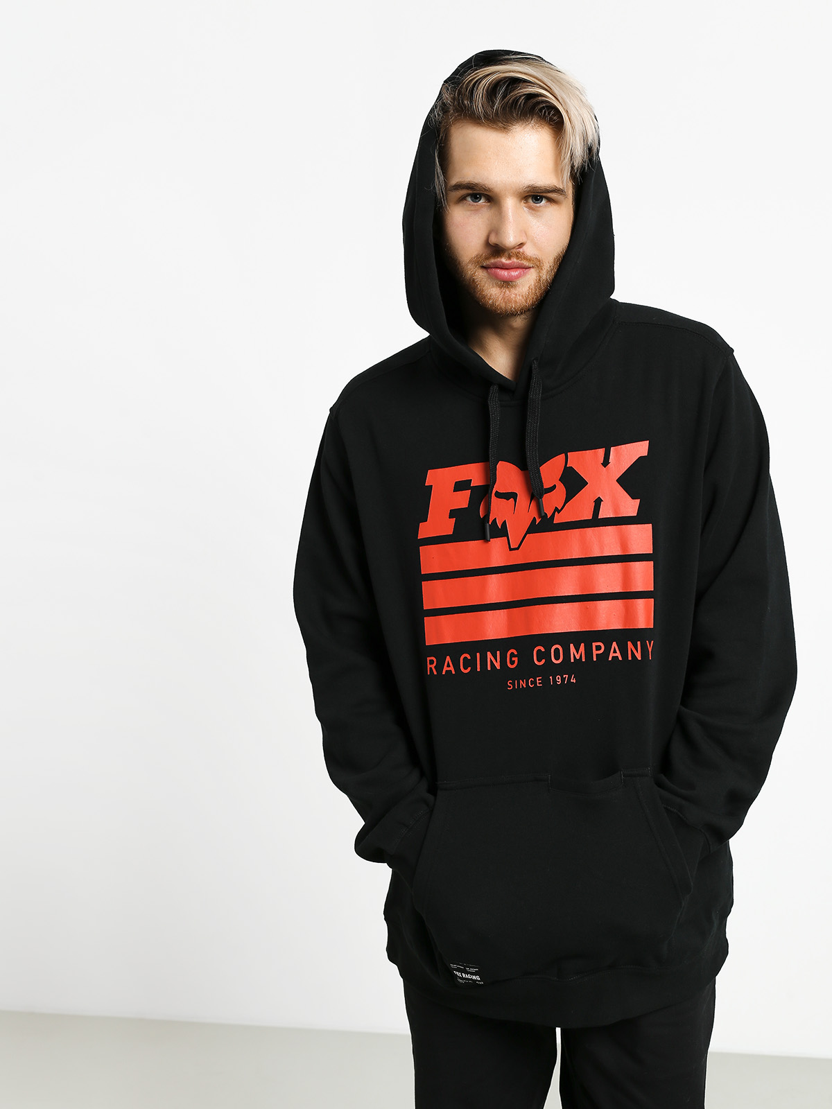 Mikina s kapucí Fox Street Legal HD (blk)