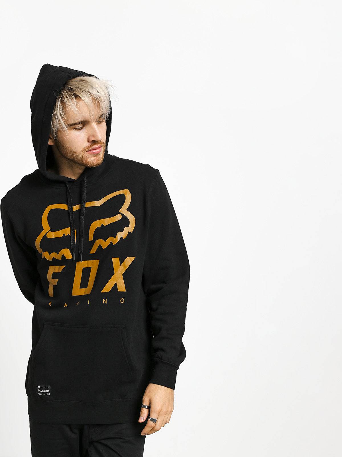 Mikina s kapucí Fox Heritage Forger HD (blk)