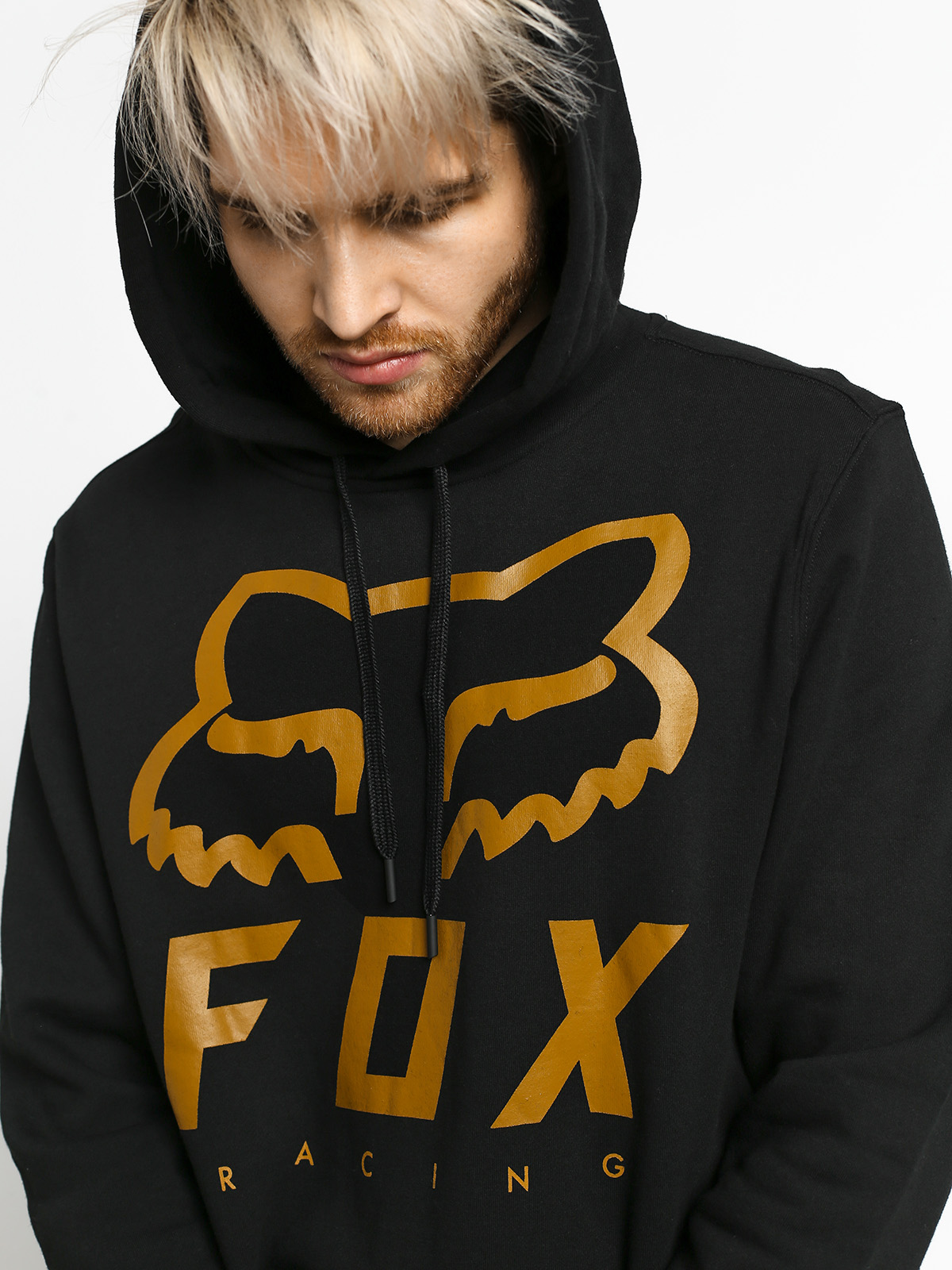 Mikina s kapucí Fox Heritage Forger HD (blk)