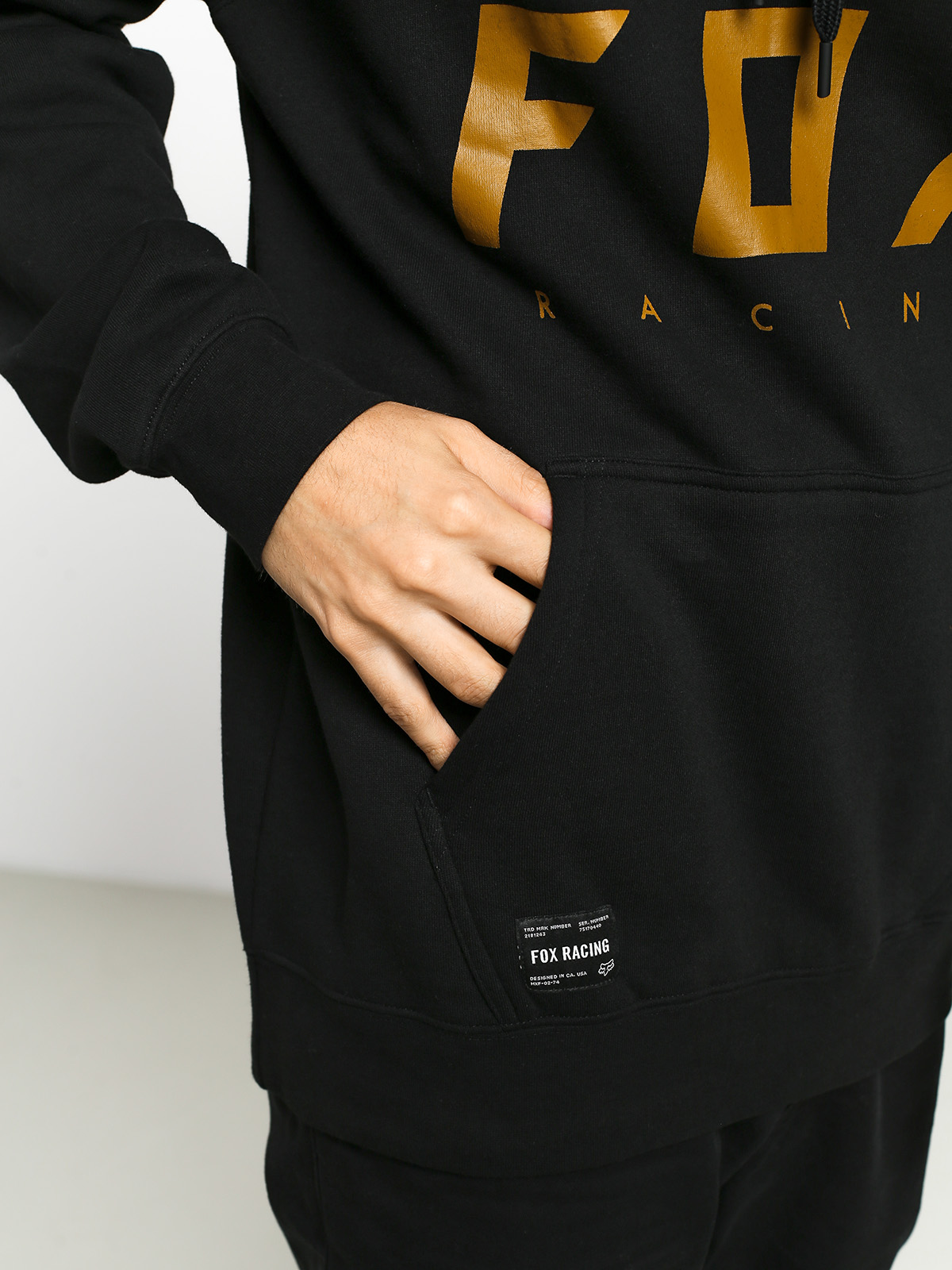 Mikina s kapucí Fox Heritage Forger HD (blk)