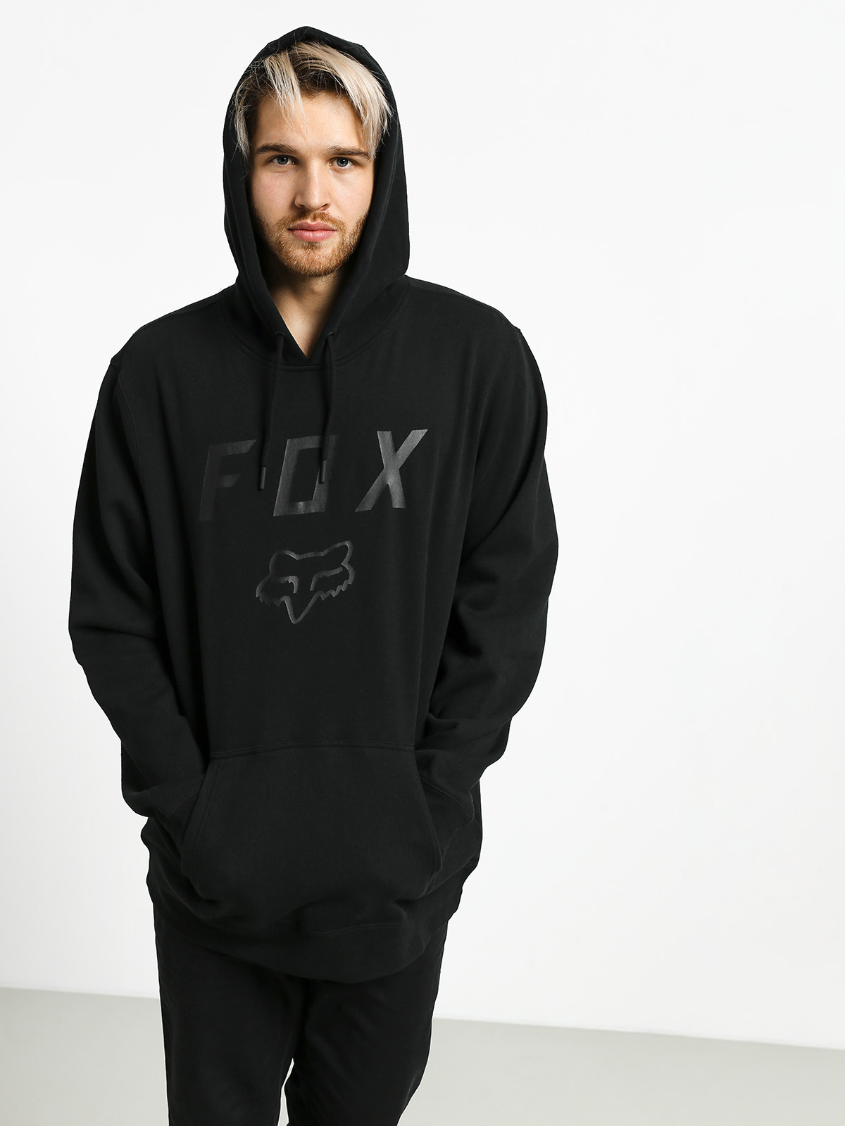 Mikina s kapucí Fox Legacy Moth HD (blk/blk)