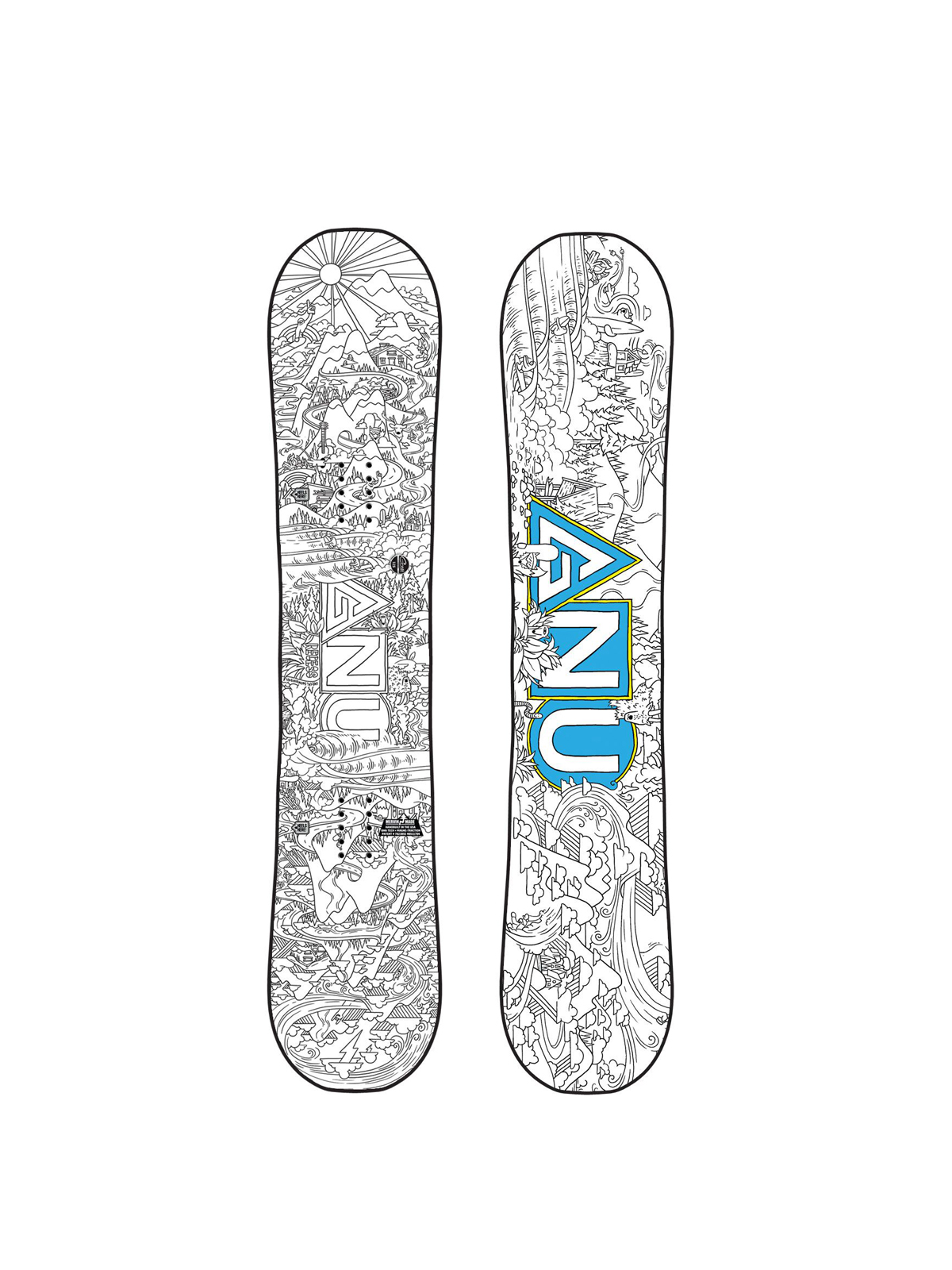 Snowboard Gnu Asym Recess Btx