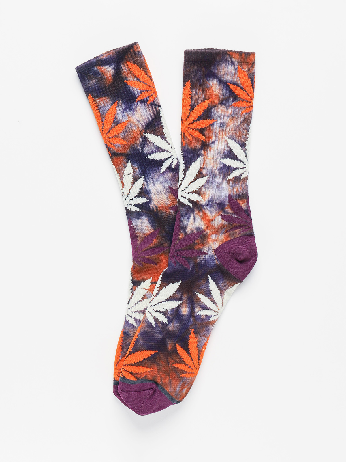 Ponožky HUF Tie Dye Plantlife (rust)