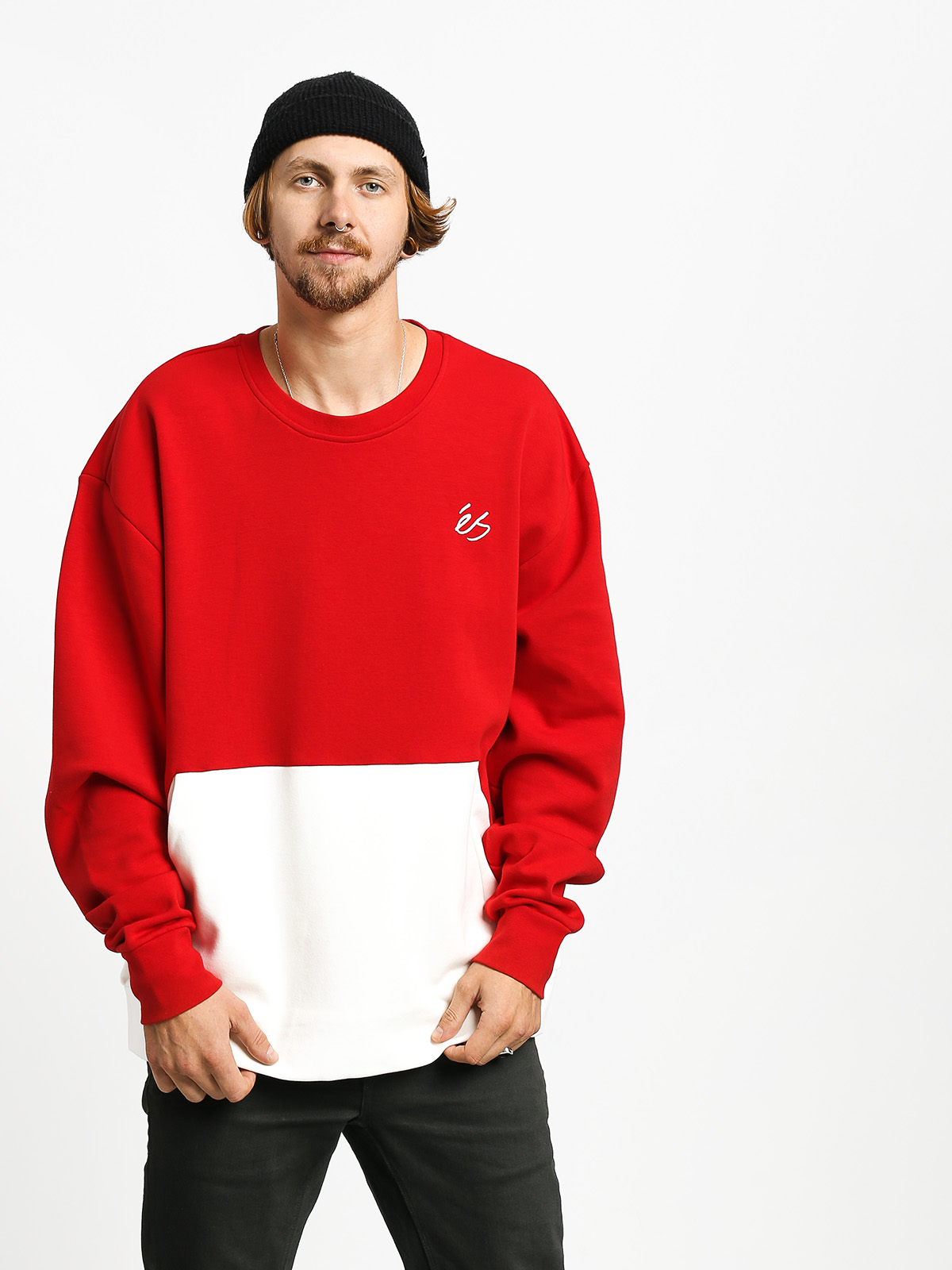 Mikina eS Cera Tech Crew (red/white)