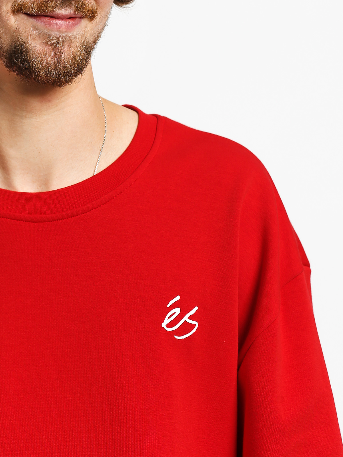 Mikina eS Cera Tech Crew (red/white)